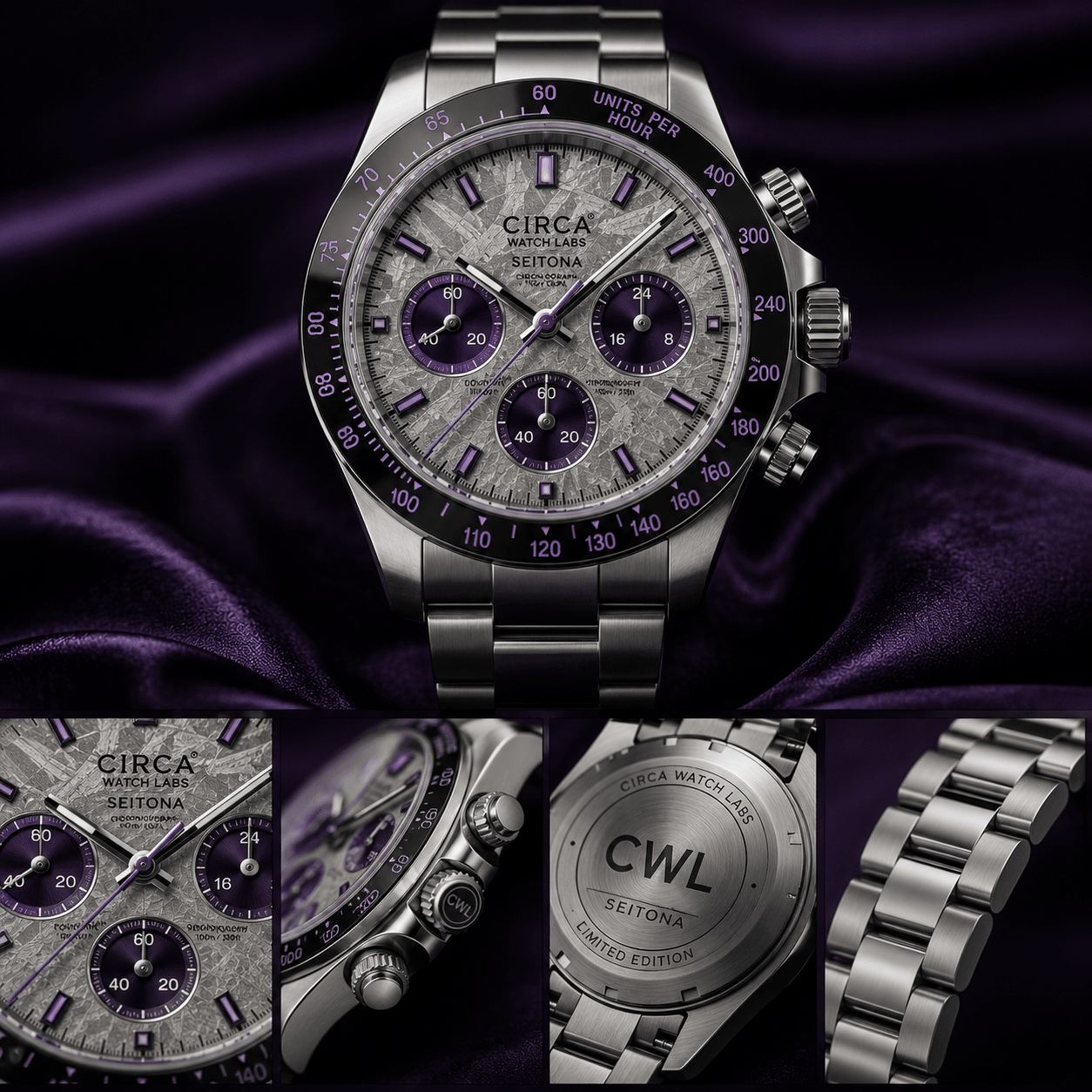 Meteorite Dial Seitona Mod Watches That Prove Custom Chronographs Can Be as Rare as Fine Art - Circa Watch Labs