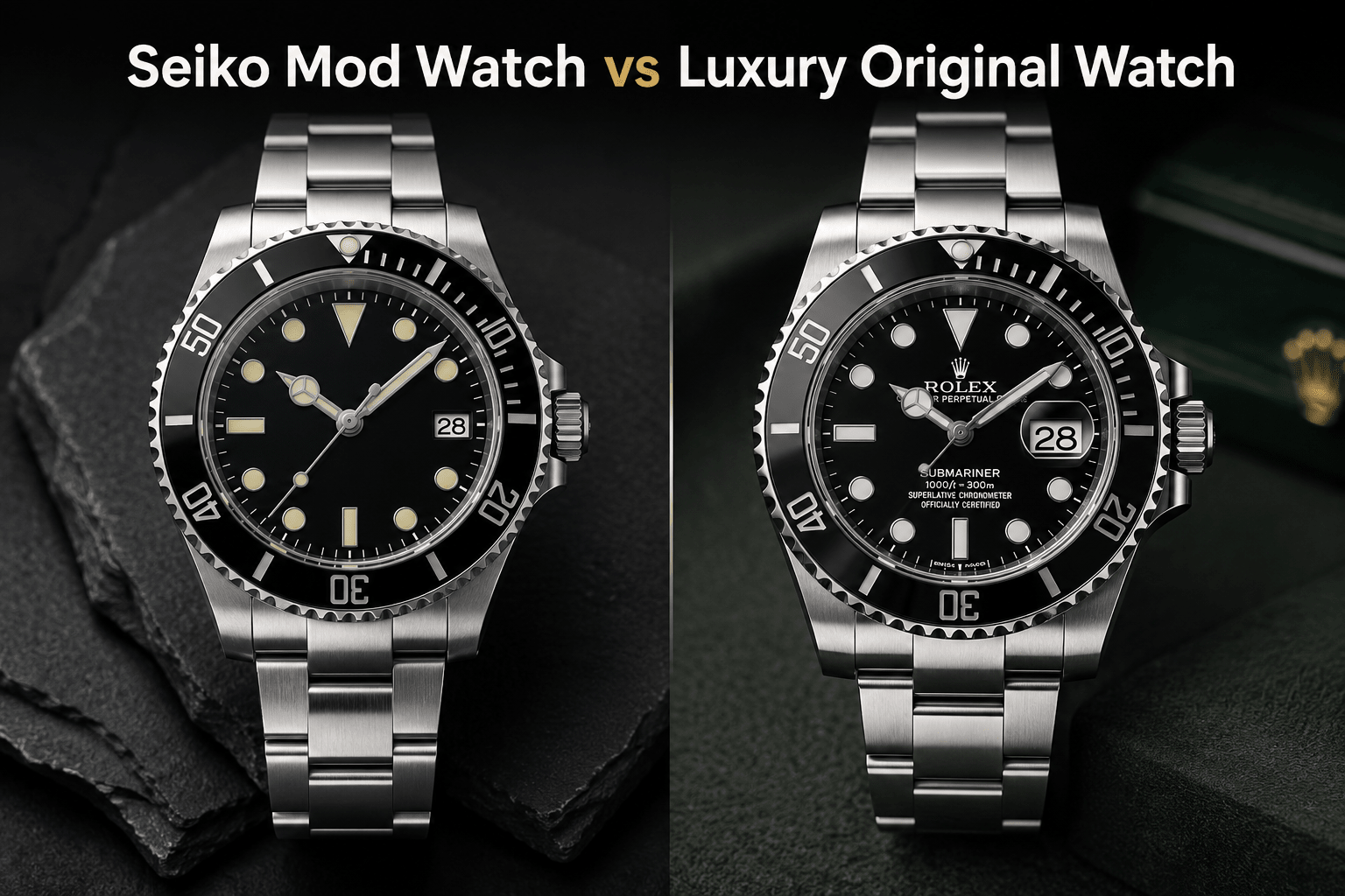 Seiko Mod Watch vs Luxury Original in 2026: What You Actually Get for the Price Difference in USA - Circa Watch Labs
