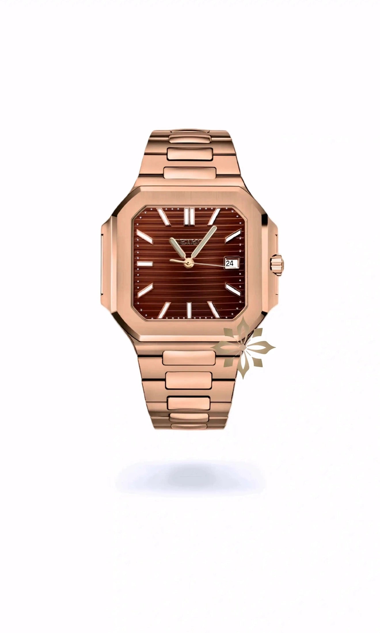 Cubito mod watch rose gold brown-Circa Watch Labs