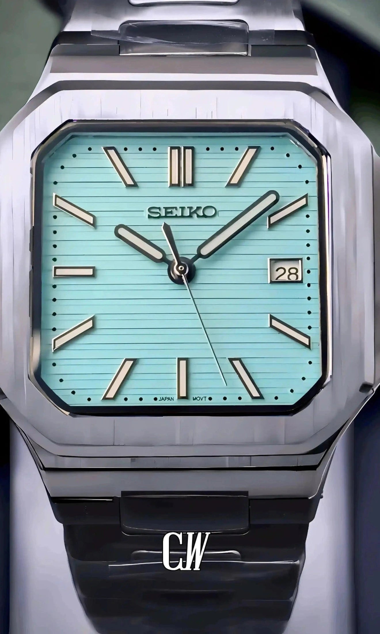 Cubito mod watch tiffany blue-Circa Watch Labs