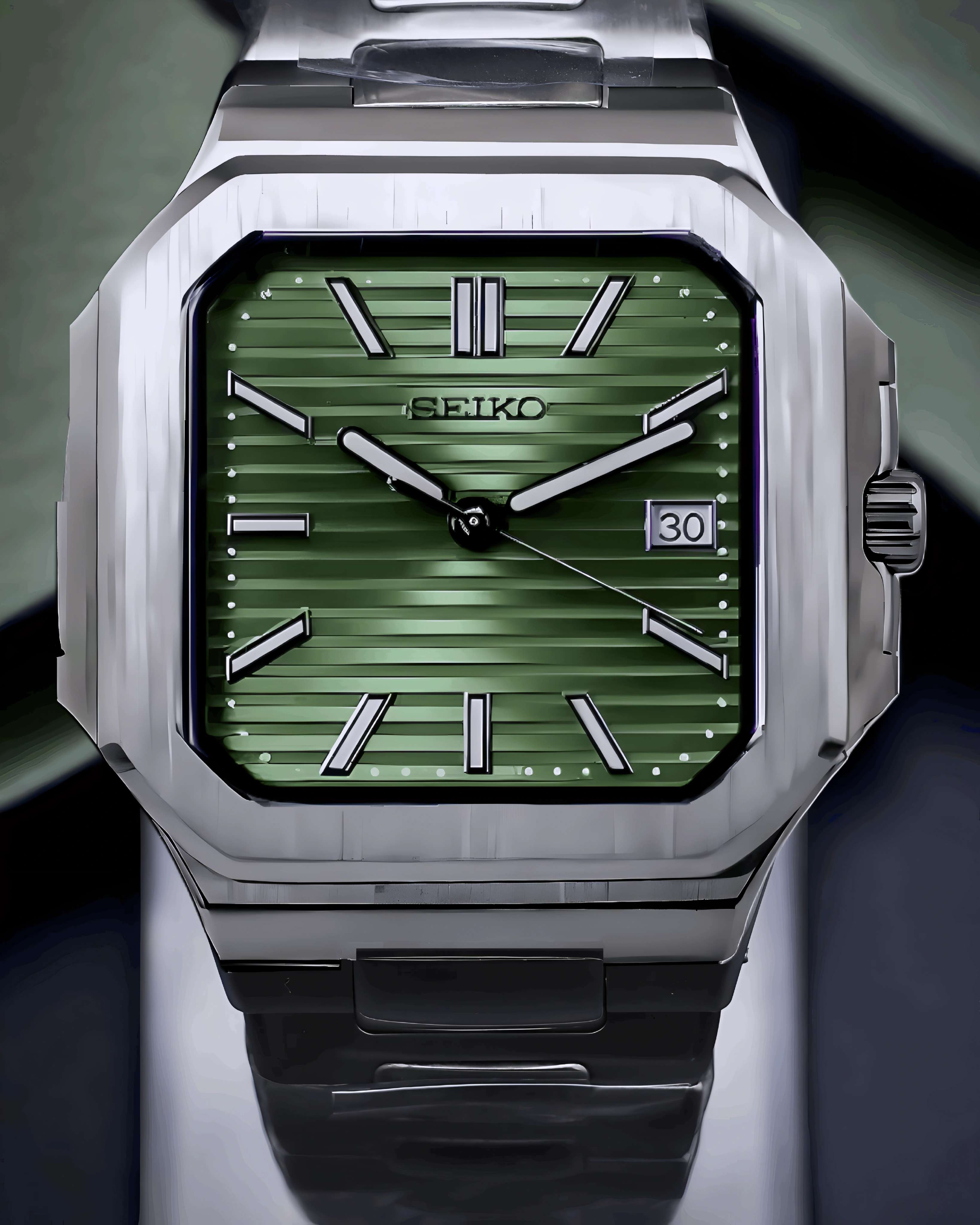 Seikocubitus mod watch olive green