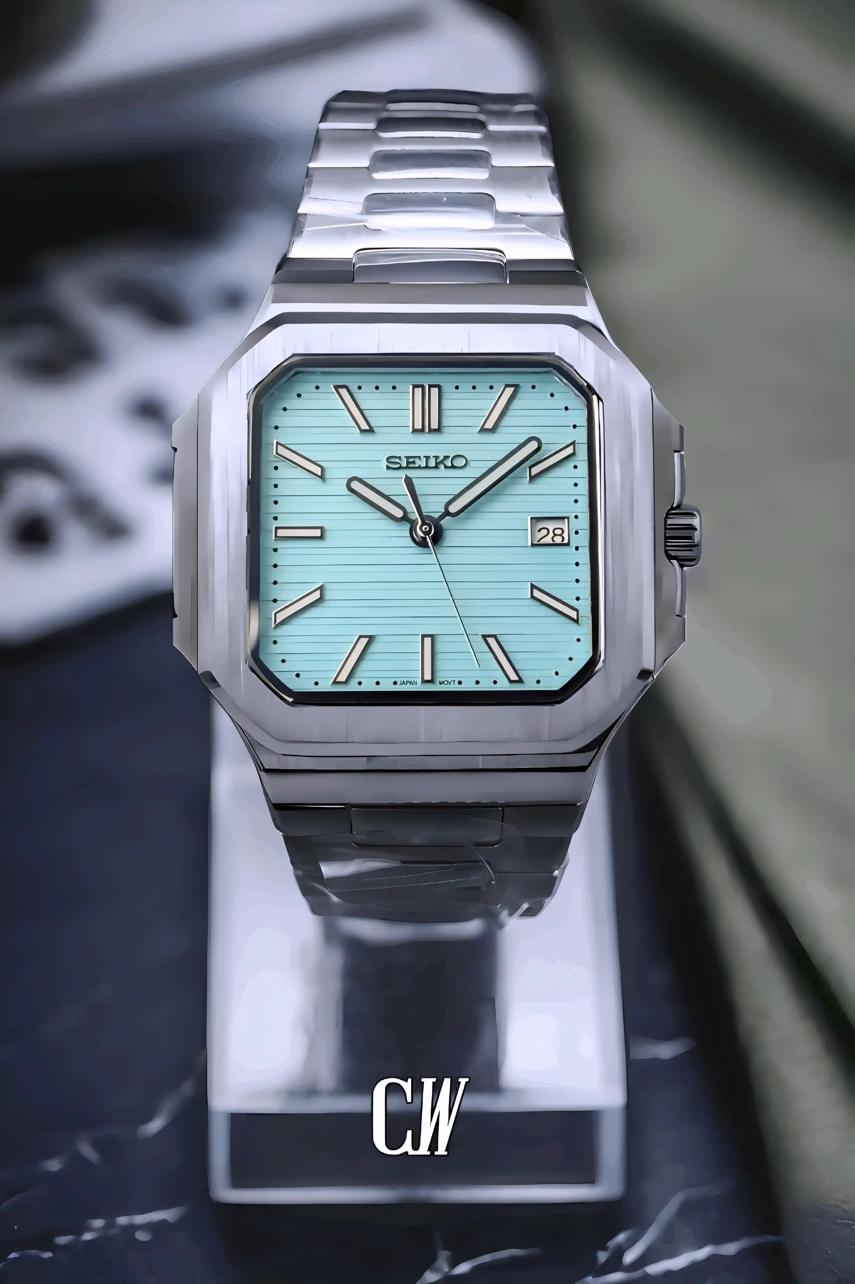 Seikocubitus mod watch tiffany blue