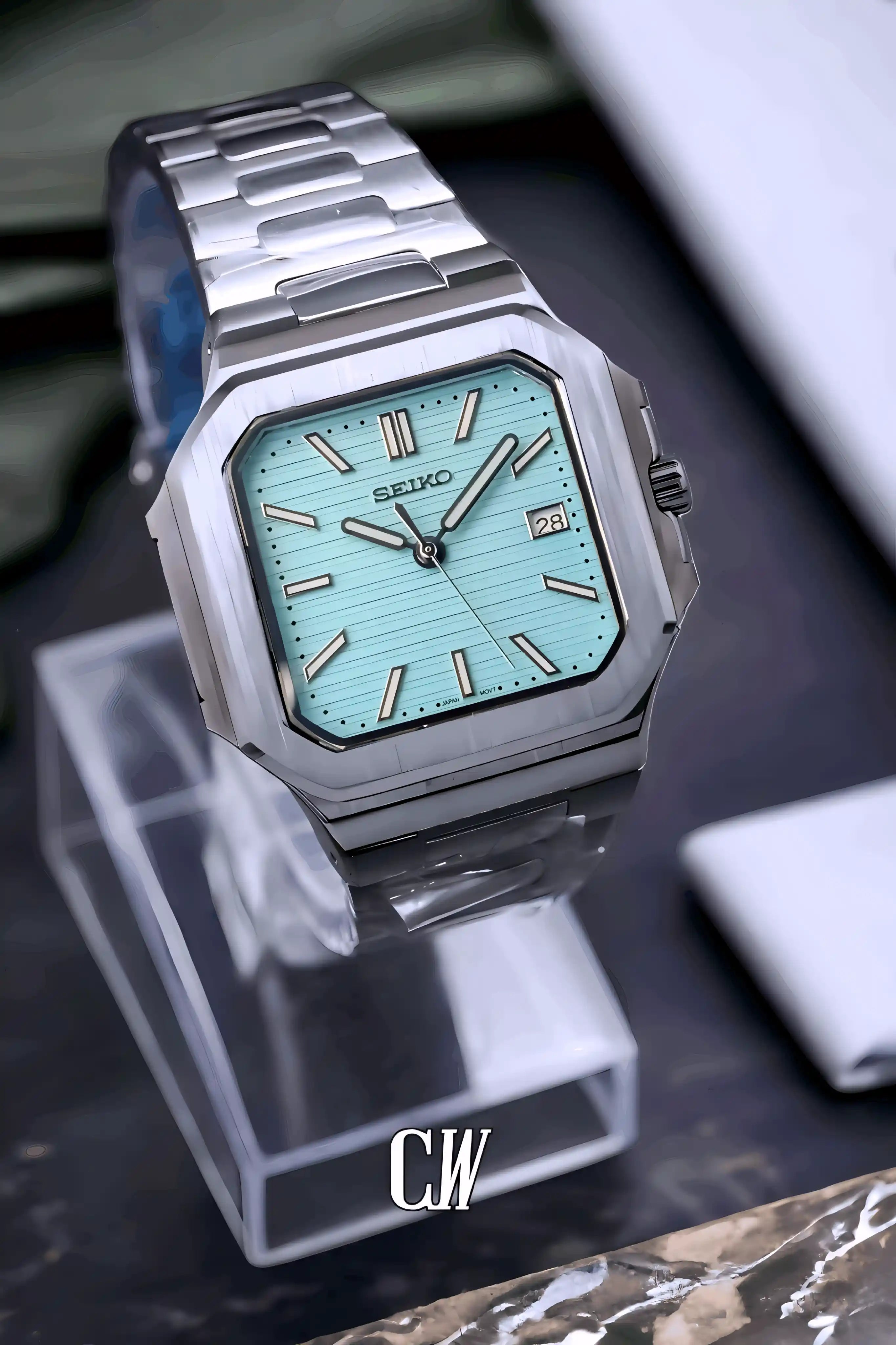 Seikocubitus mod watch tiffany blue