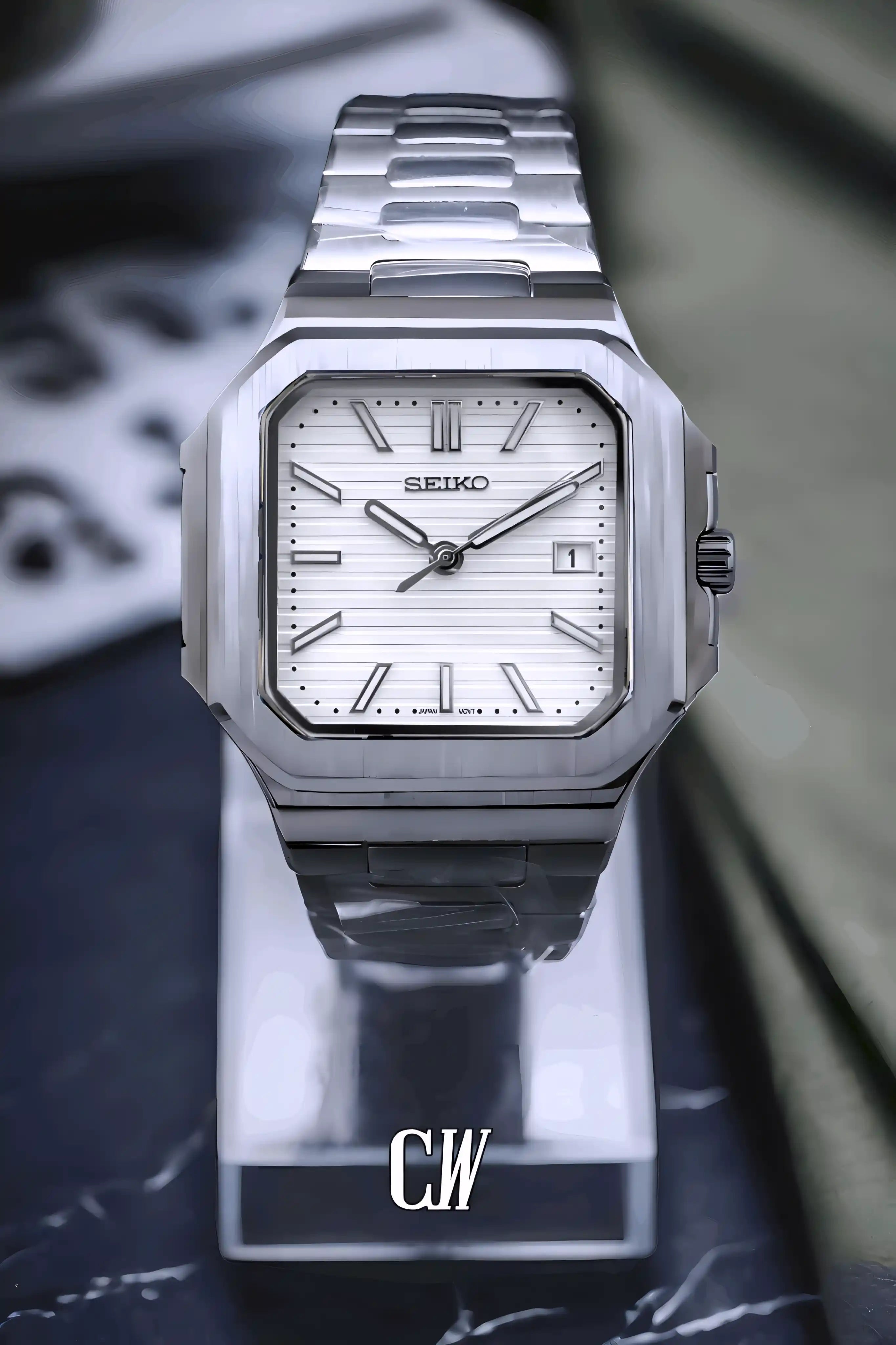 Seikocubitus mod watch white
