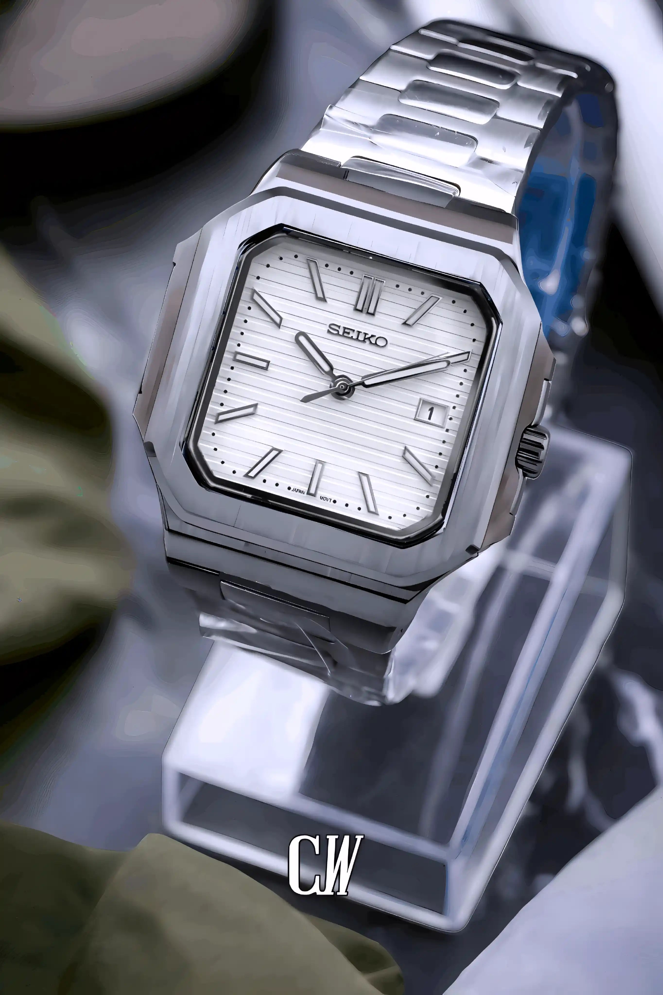 Seikocubitus mod watch white