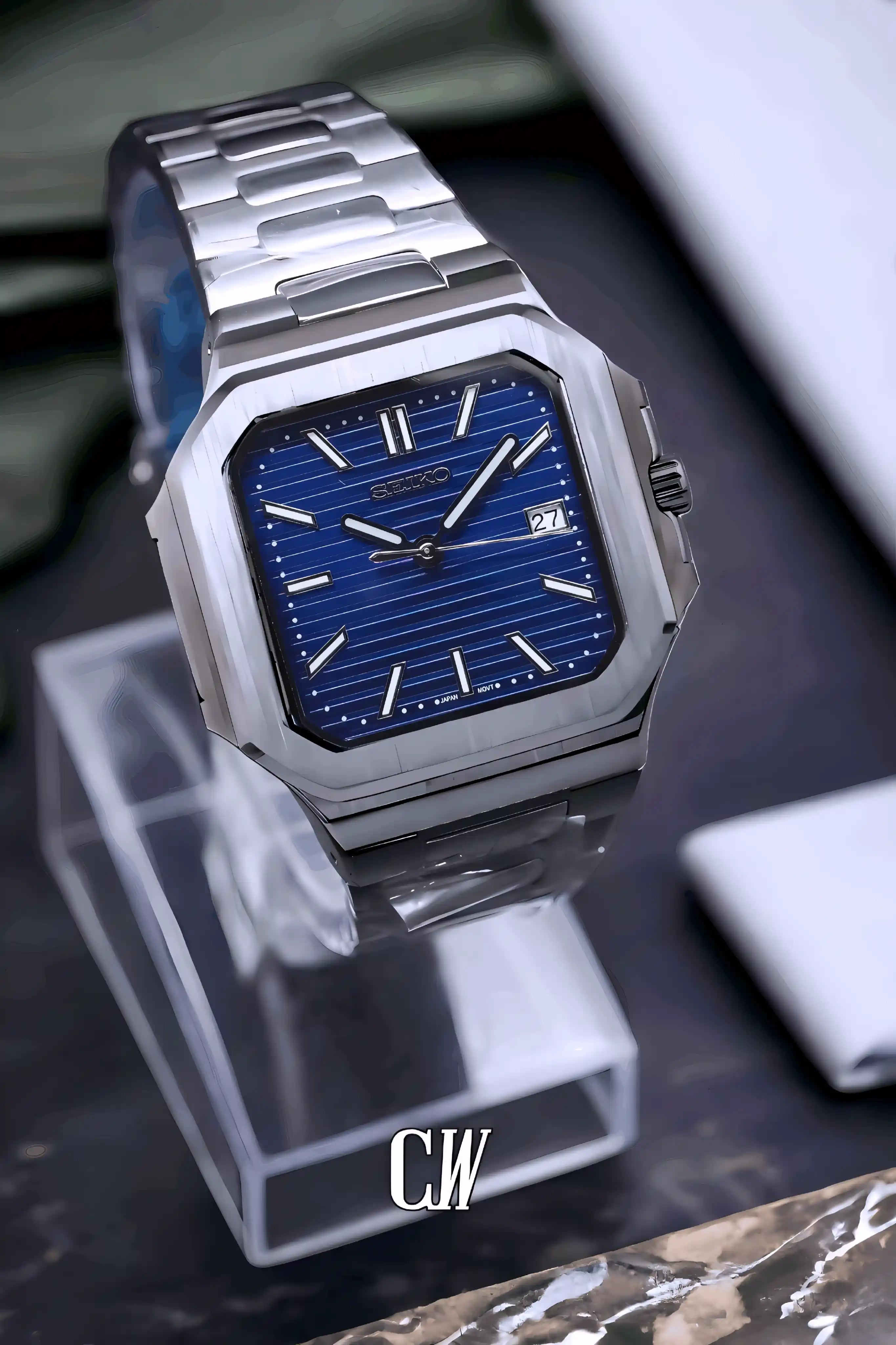 Seikocubitus mod watch blue