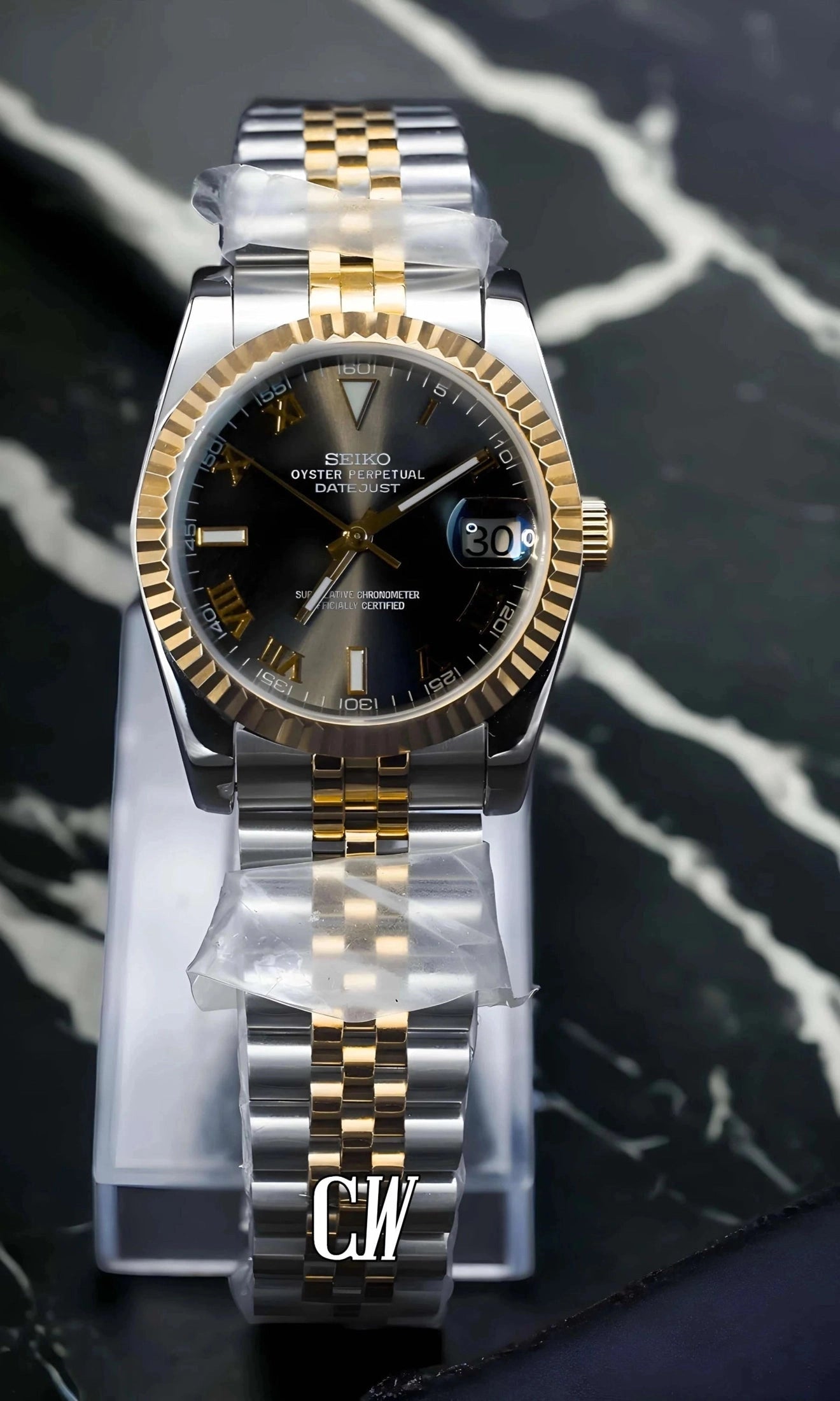 DJ mod Wimbledon watch Yellow gold-Circa Watch Labs