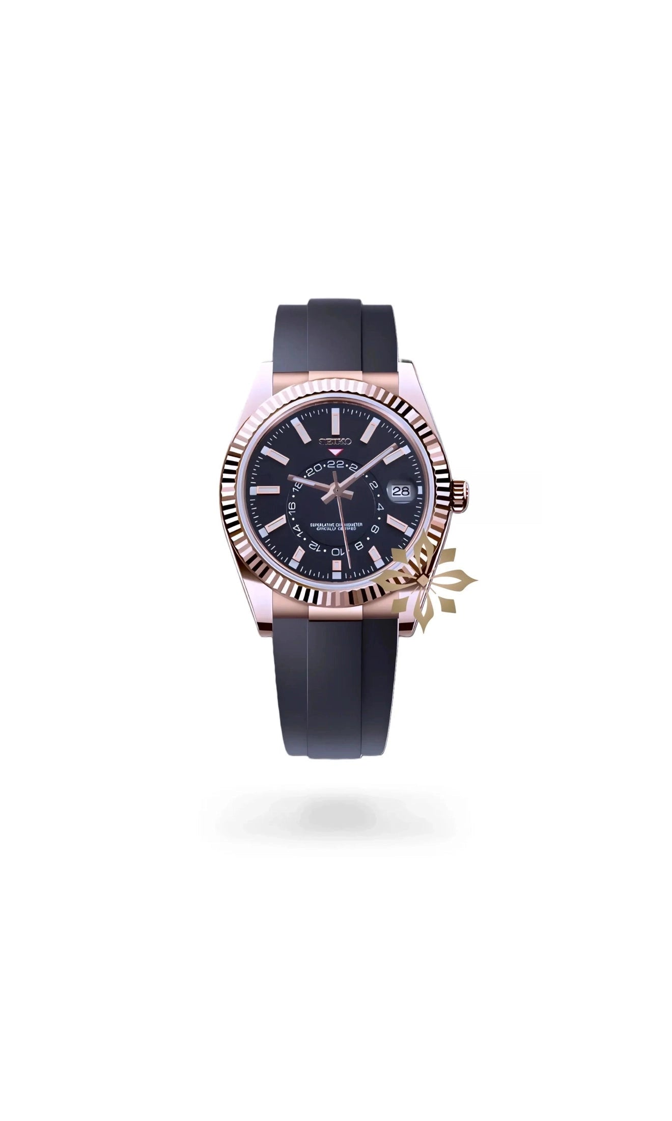 DJ mod skydweller watch black rose gold-Circa Watch Labs