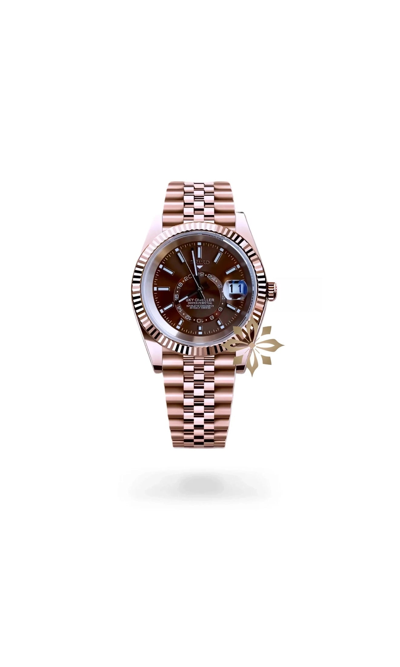DJ mod skydweller watch brown rose gold-Circa Watch Labs