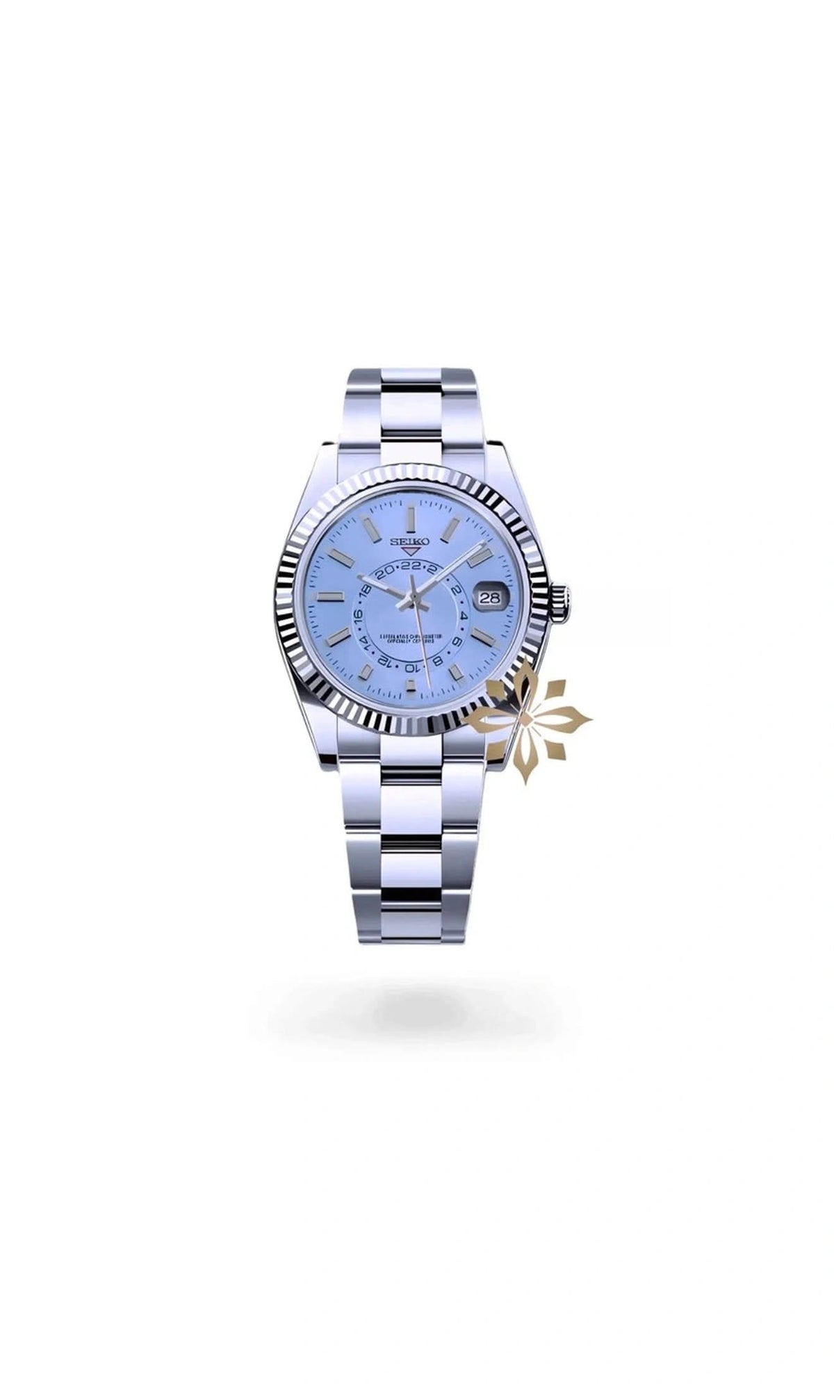 DJ SkyDweller MOD Watch - Ice Blue | Circa Watch Labs