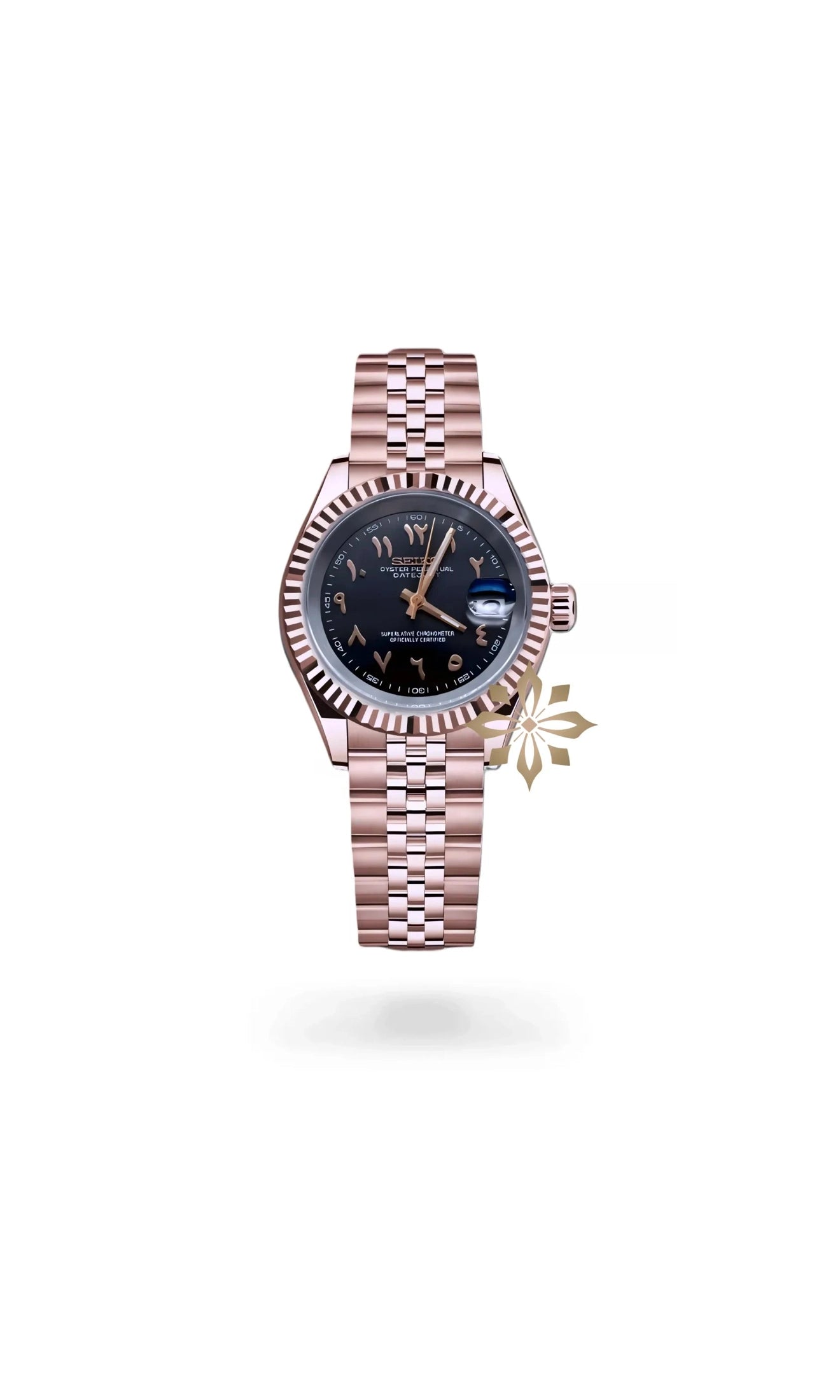 DJ mod watch 'Black rose gold' arabic-Circa Watch Labs