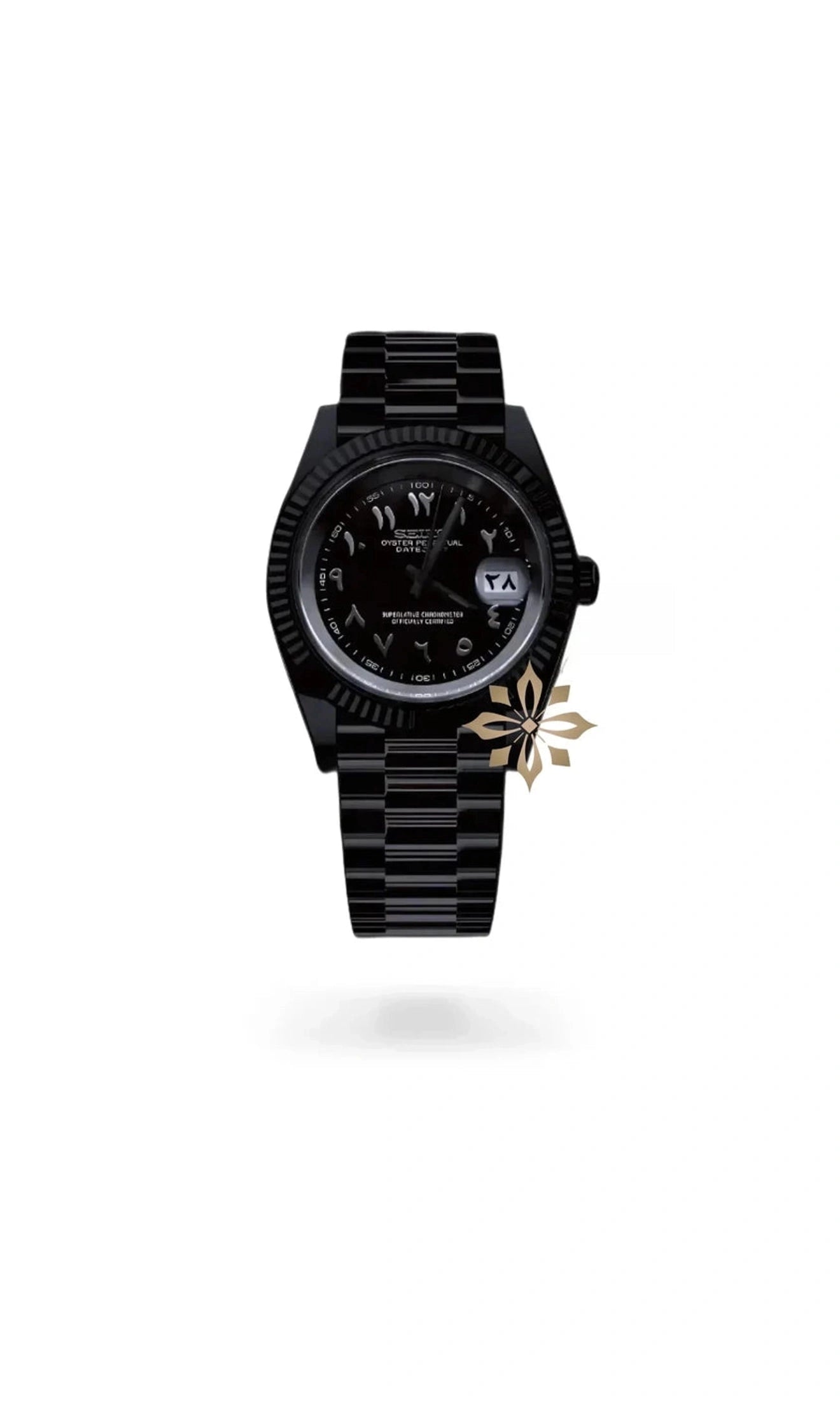DJ mod watch 'Triple Black' arabic-Circa Watch Labs