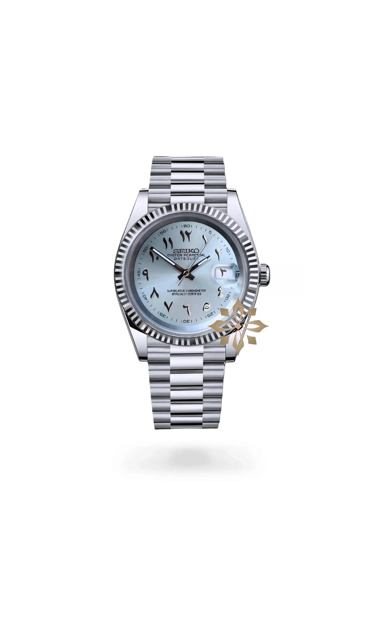 DJ mod watch 'arabic ice blue'-Circa Watch Labs