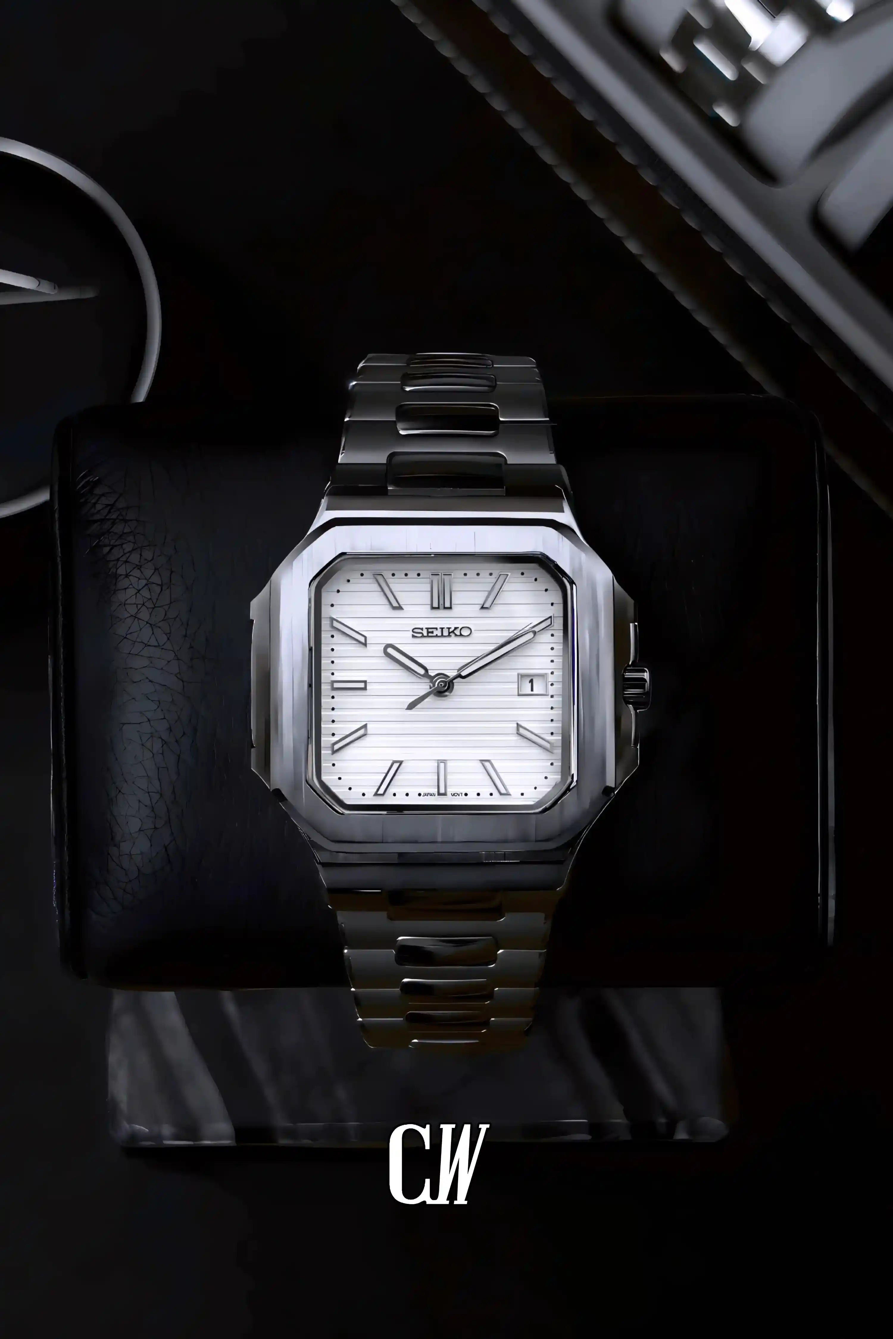 Seikocubitus mod watch white