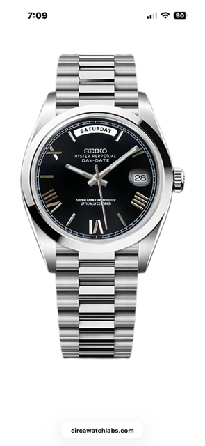 Custom daydate watch - Haroon