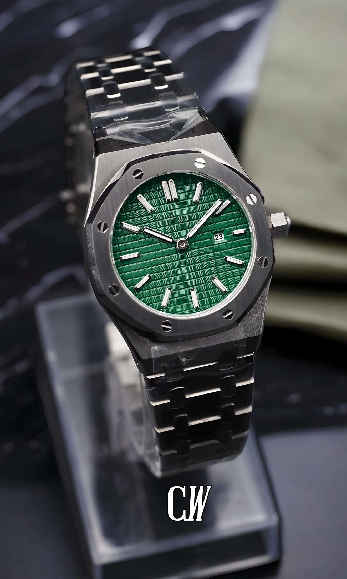 Ladies mod oak watch 'Green'-Circa Watch Labs