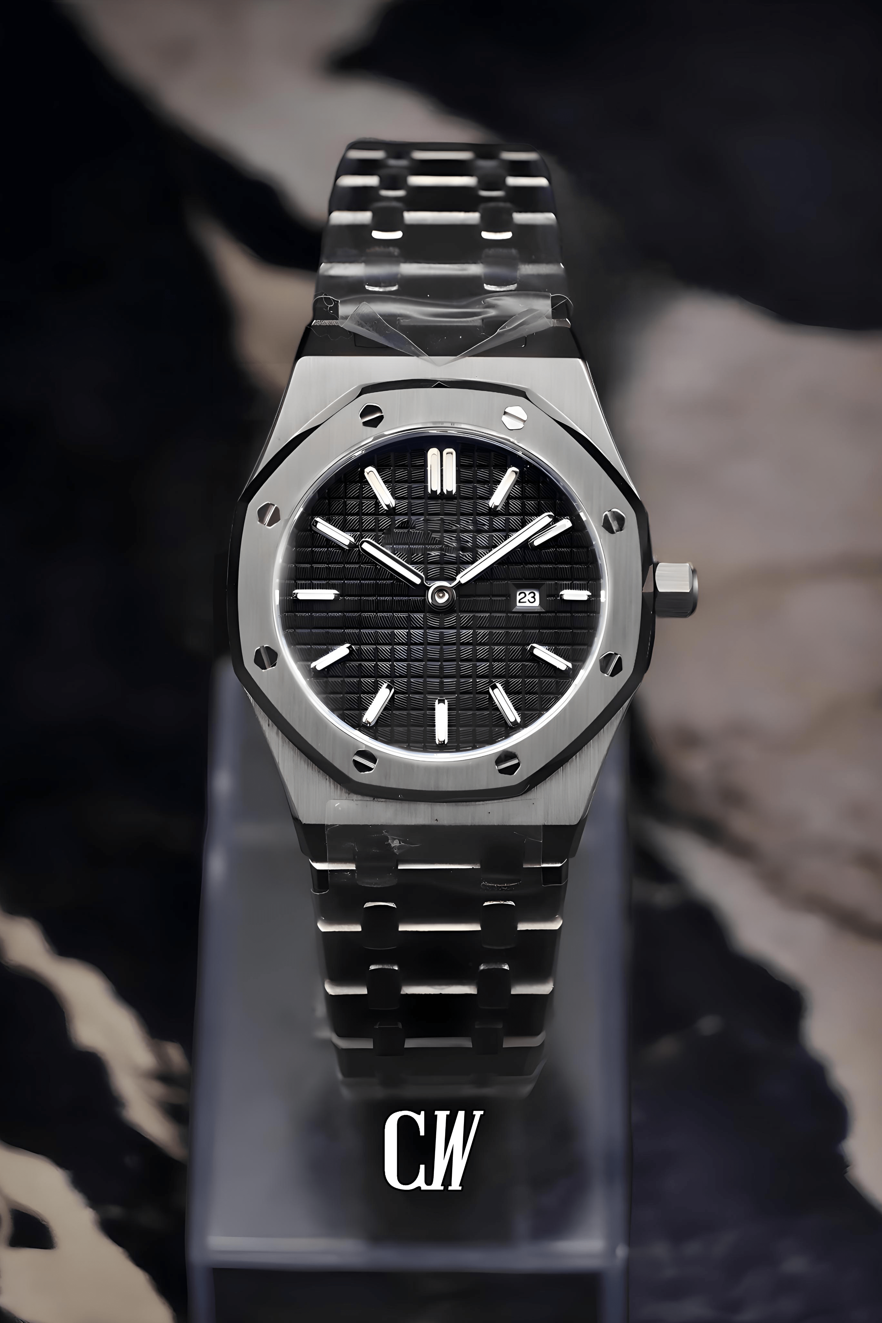 Ladies mod Royal Seikoak watch 'black'