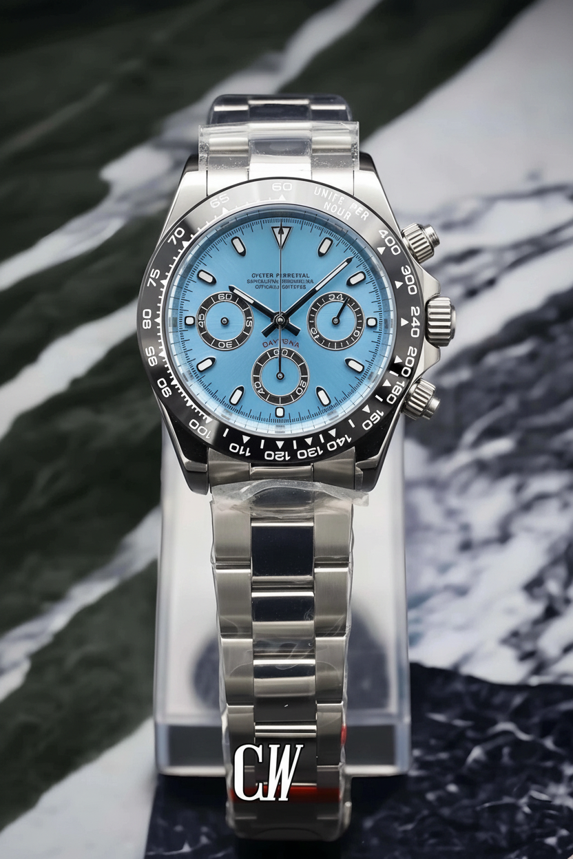 Seitona mod platinum watch