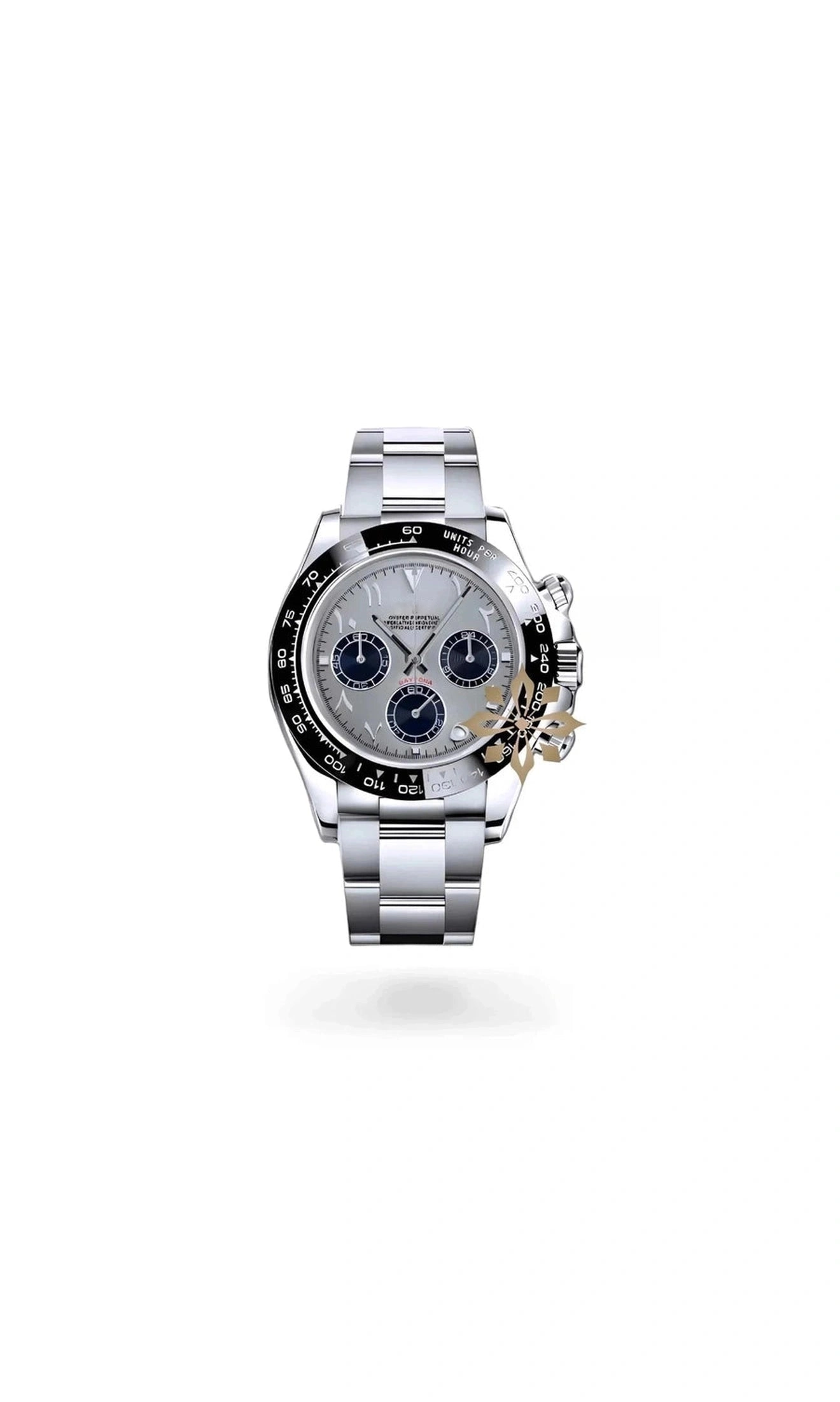 Seitona mod silver arabic watch