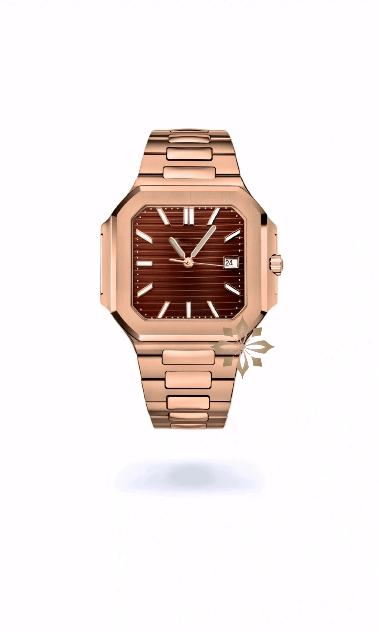 Cubito mod watch rose gold brown - Circa Watch Labs seiko mod