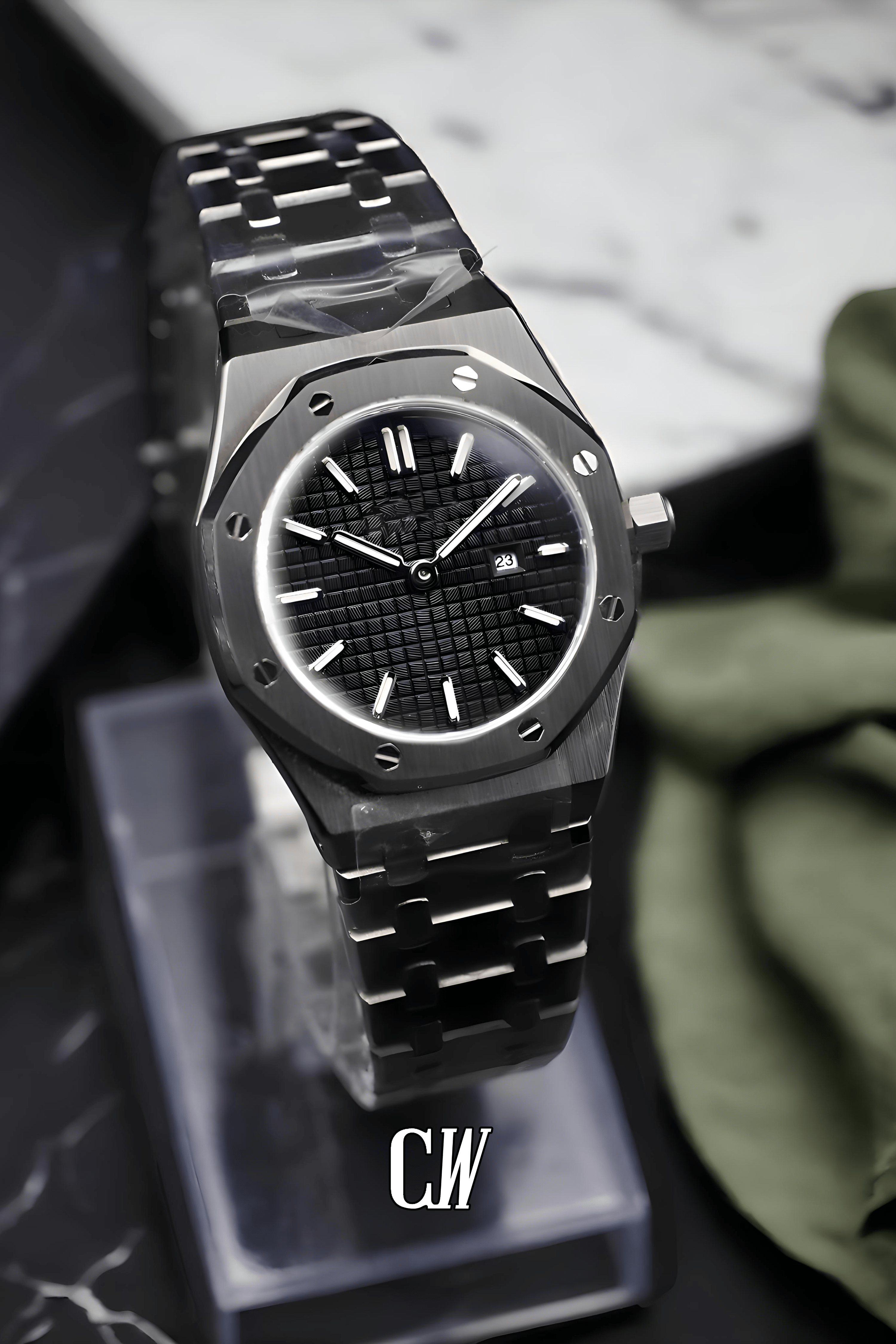 Ladies mod Royal Seikoak watch 'black' - Circa Watch Labs seiko mod