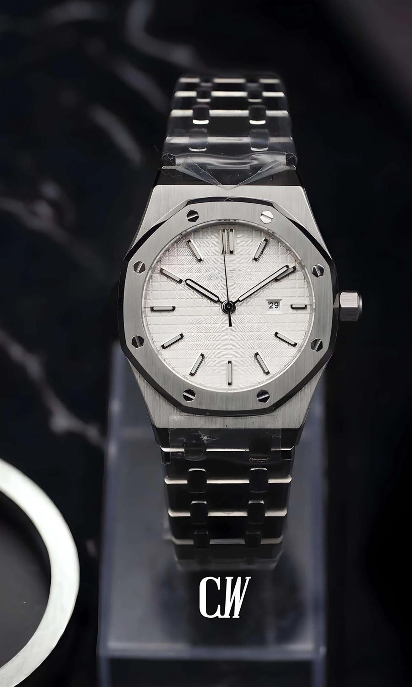 Ladies mod Royal Seikoak watch 'white' - Circa Watch Labs