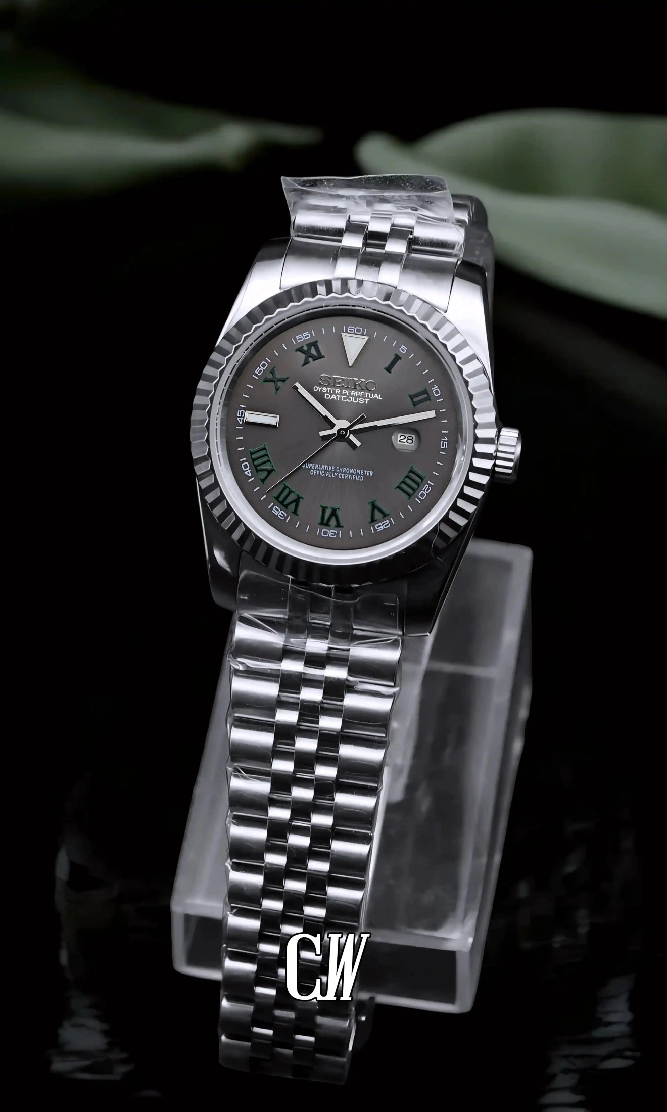 Ladies Seikojust mod watch 31mm wimbledon white - Circa Watch Labs