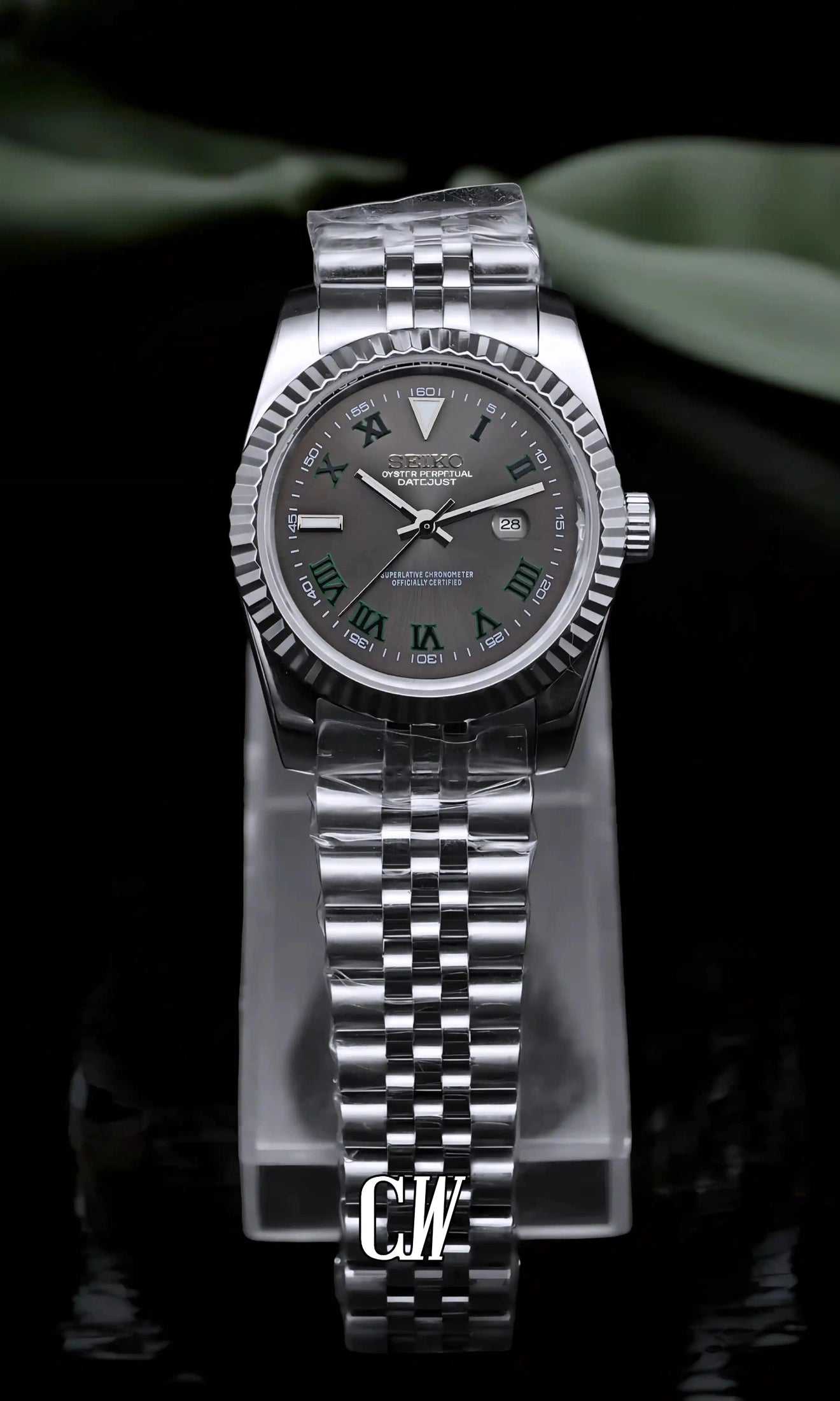 Ladies Seikojust mod watch 31mm wimbledon white - Circa Watch Labs