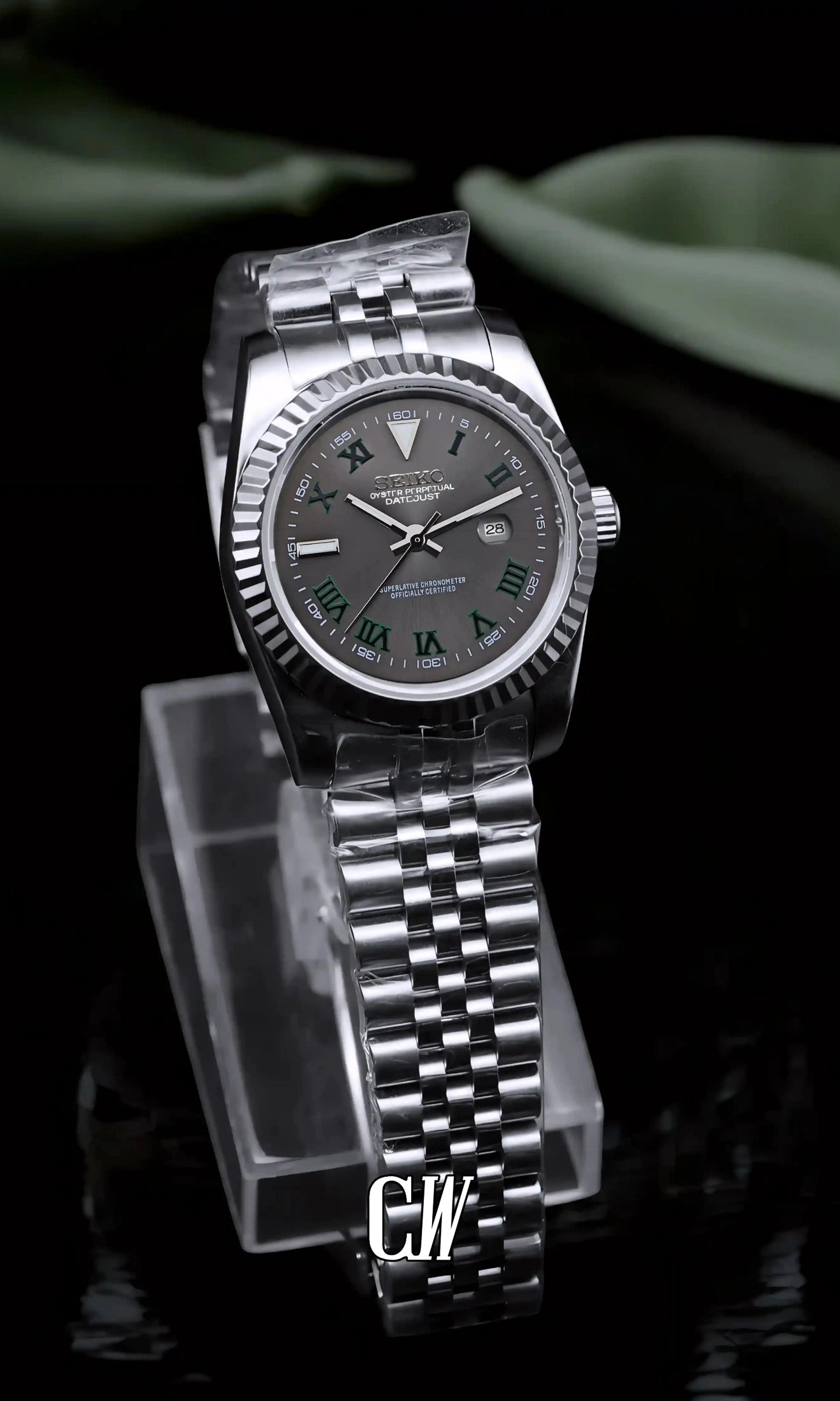 Ladies Seikojust mod watch 31mm wimbledon white - Circa Watch Labs