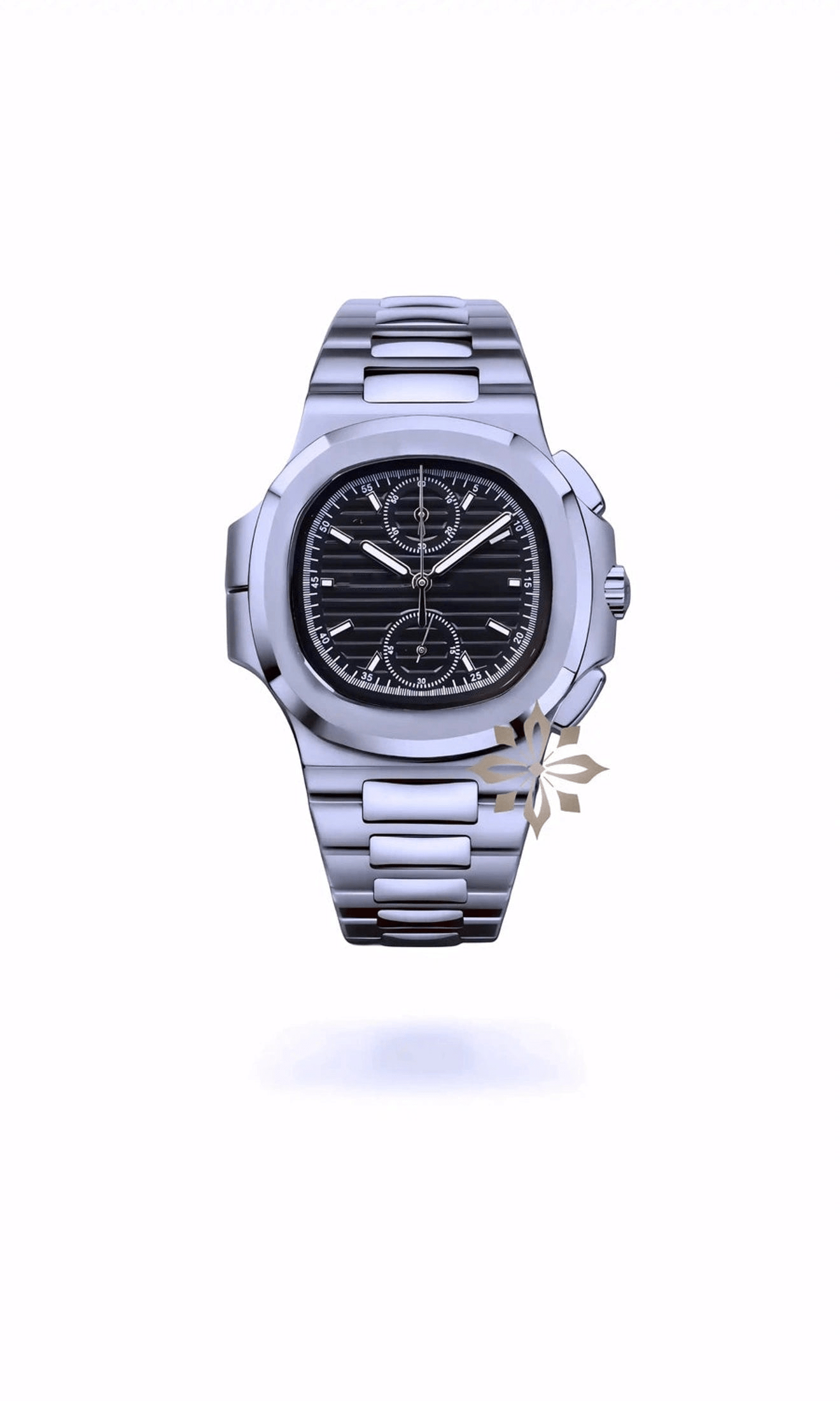 Nautiko mod chronograph watch black - Circa Watch Labs seiko mod