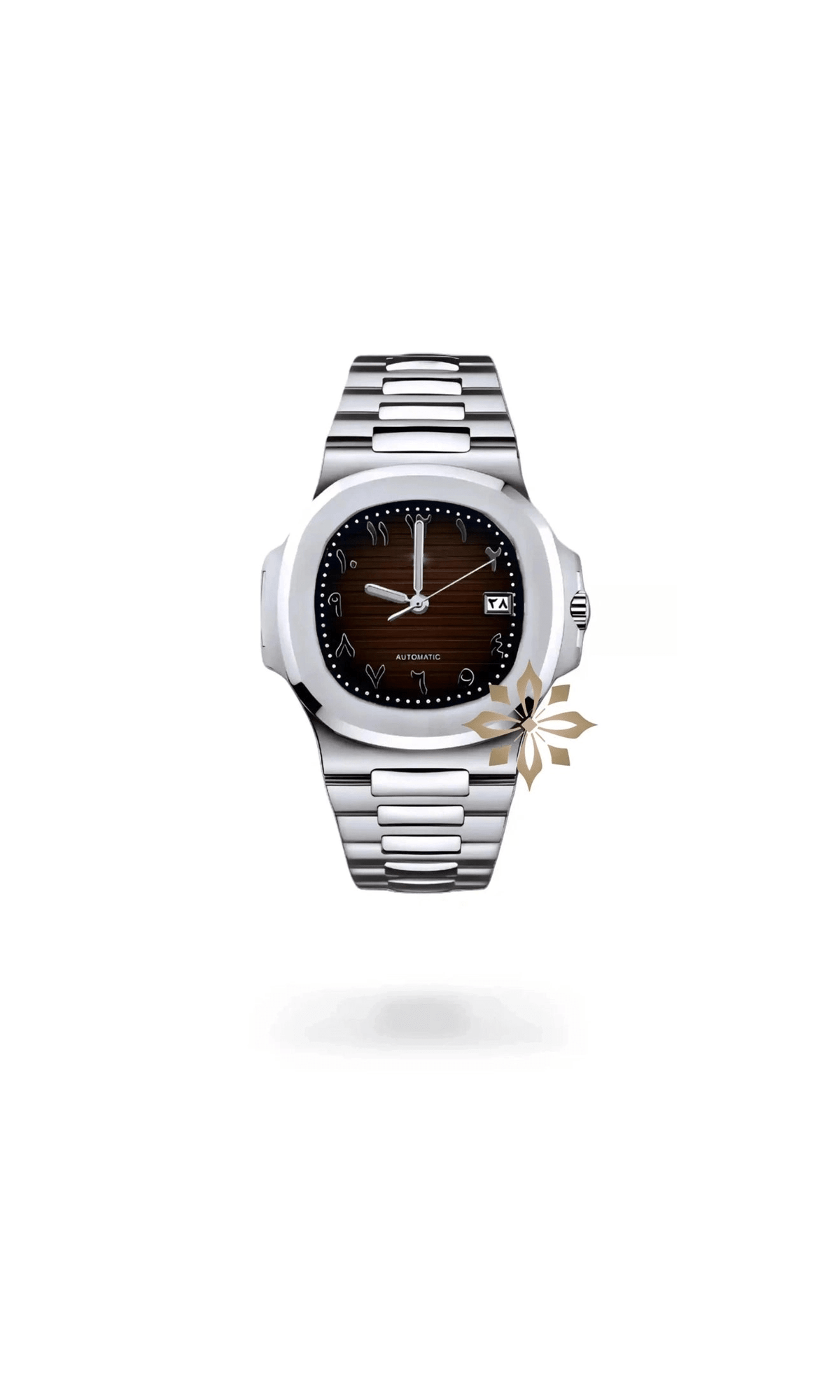 Nautiko mod watch arabic brown - Circa Watch Labs seiko mod
