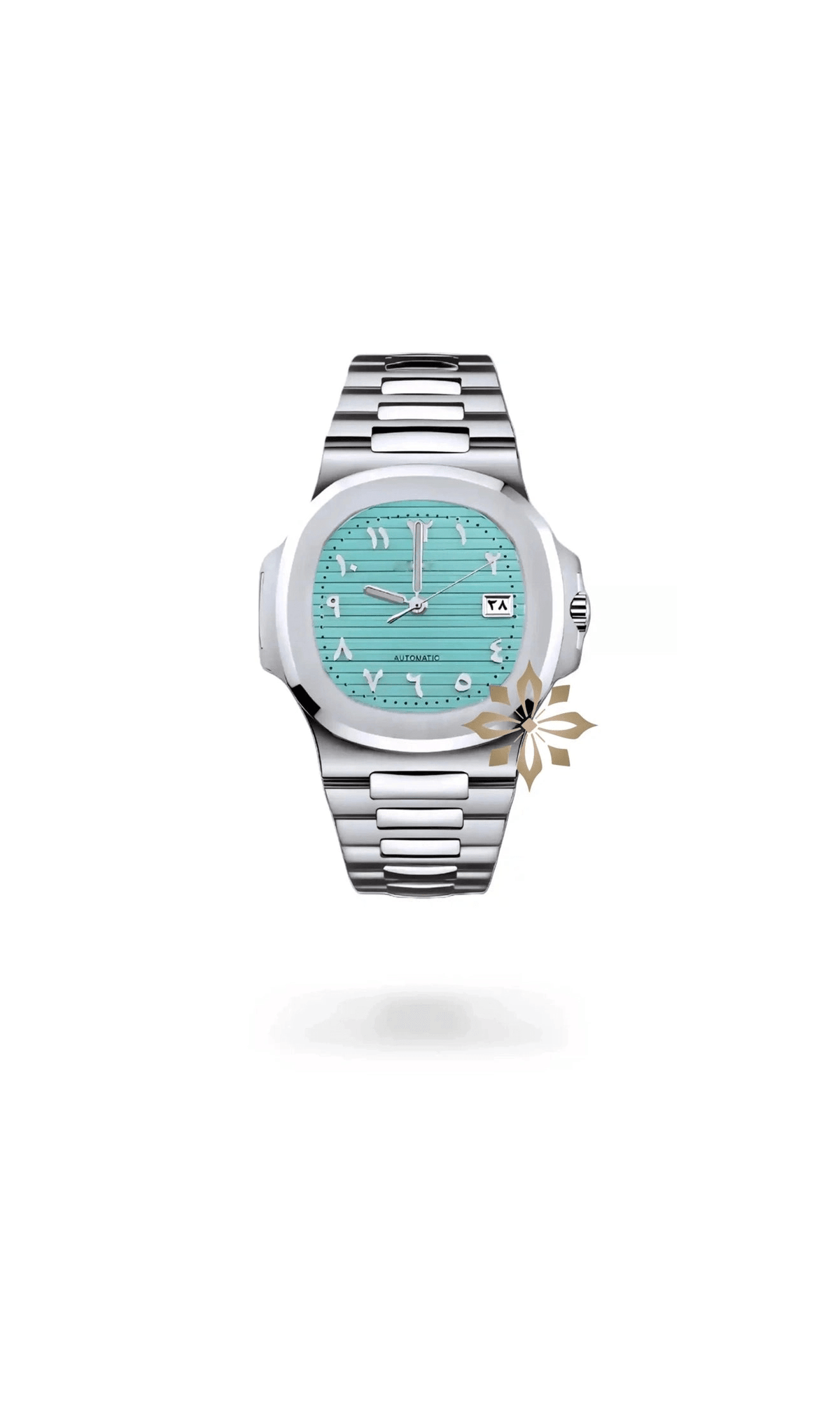 Nautiko mod watch arabic Tiffany blue - Circa Watch Labs seiko mod