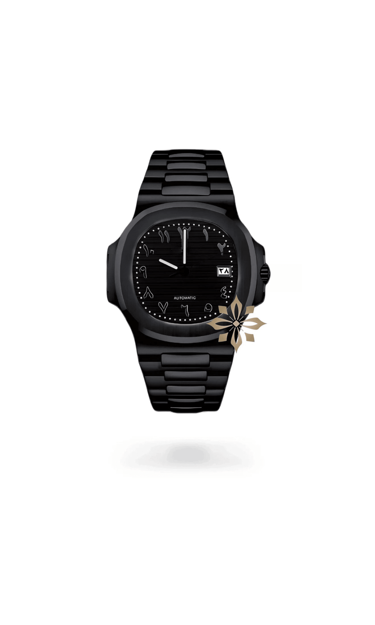Nautiko mod watch arabic triple black - Circa Watch Labs seiko mod