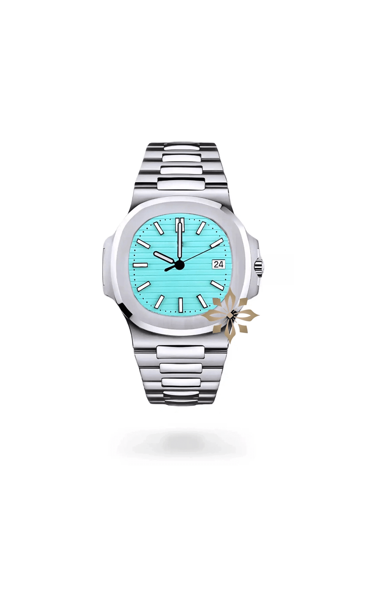 Nautiko mod watch in 'tiffany' blue - Circa Watch Labs seiko mod