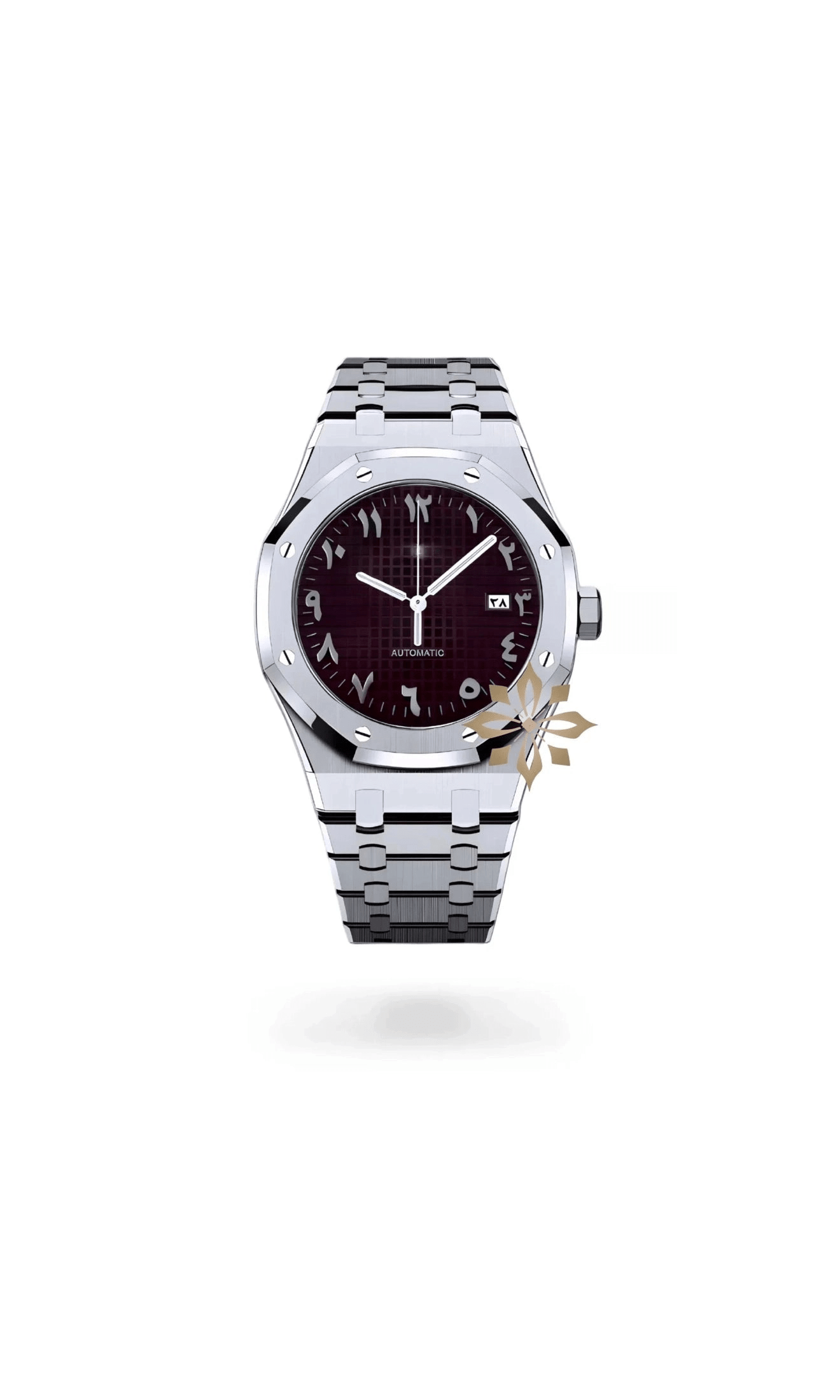 Oak mod automatic watch 'brown' arabic - Circa Watch Labs seiko mod