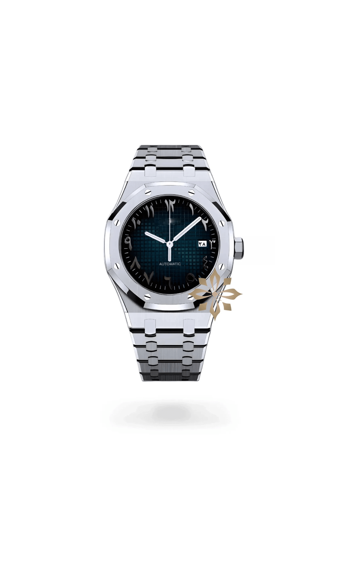 Oak mod automatic watch 'dark blue' arabic - Circa Watch Labs seiko mod