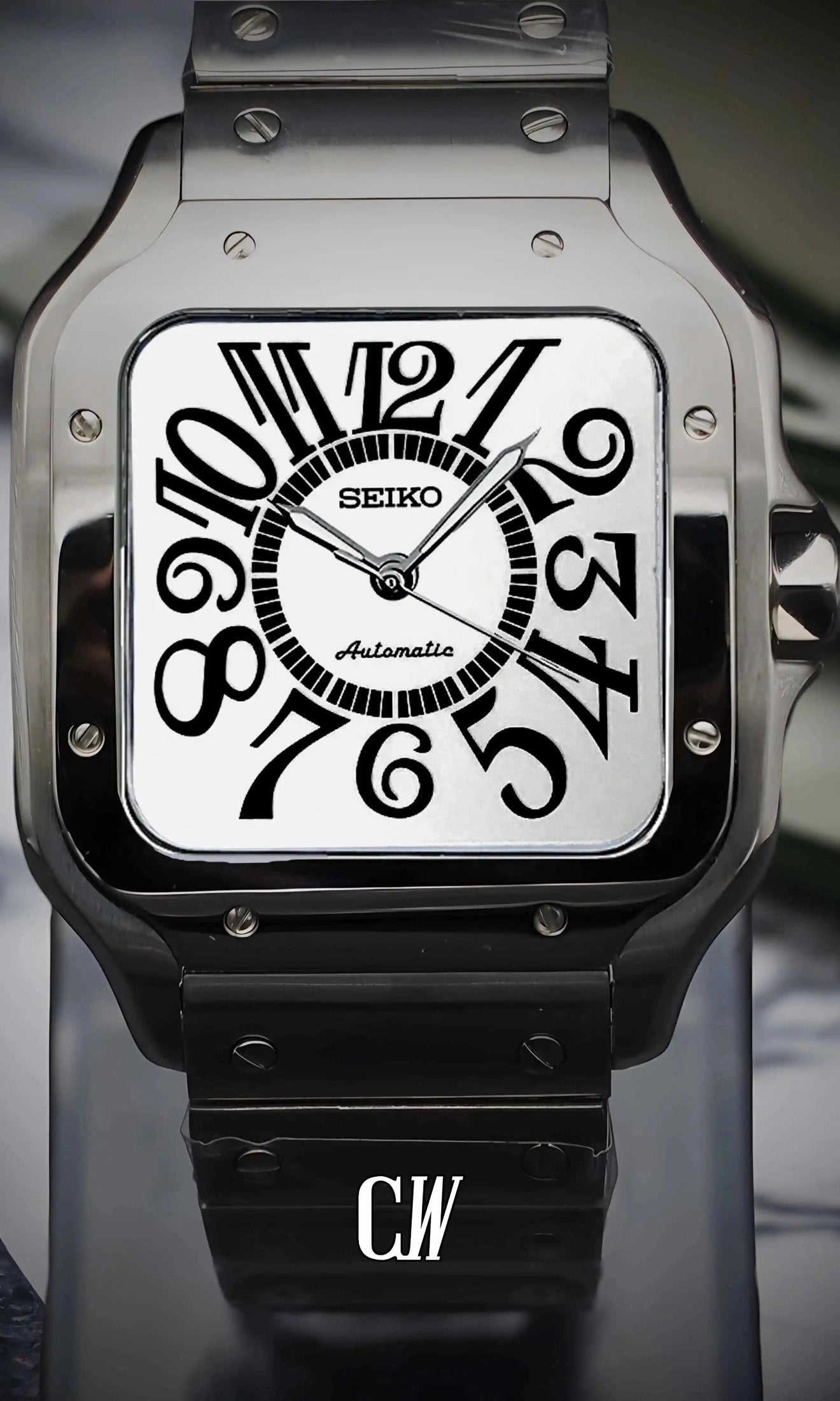 Santeiko Mod Santos spiral style watch - Circa Watch Labs