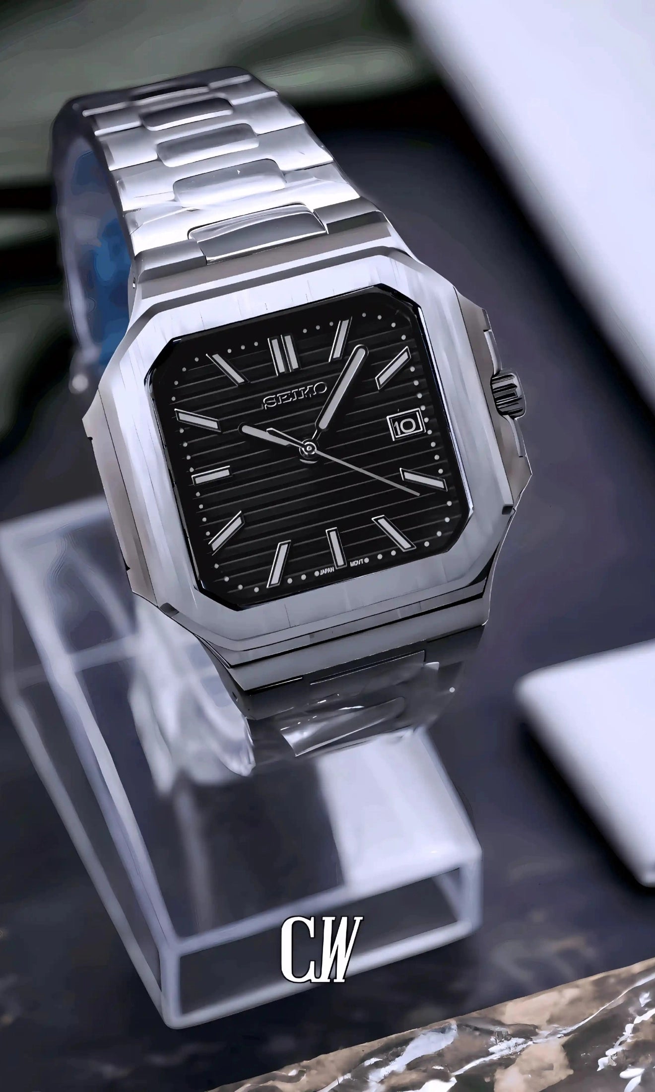 Seikocubitus mod watch black - Circa Watch Labs