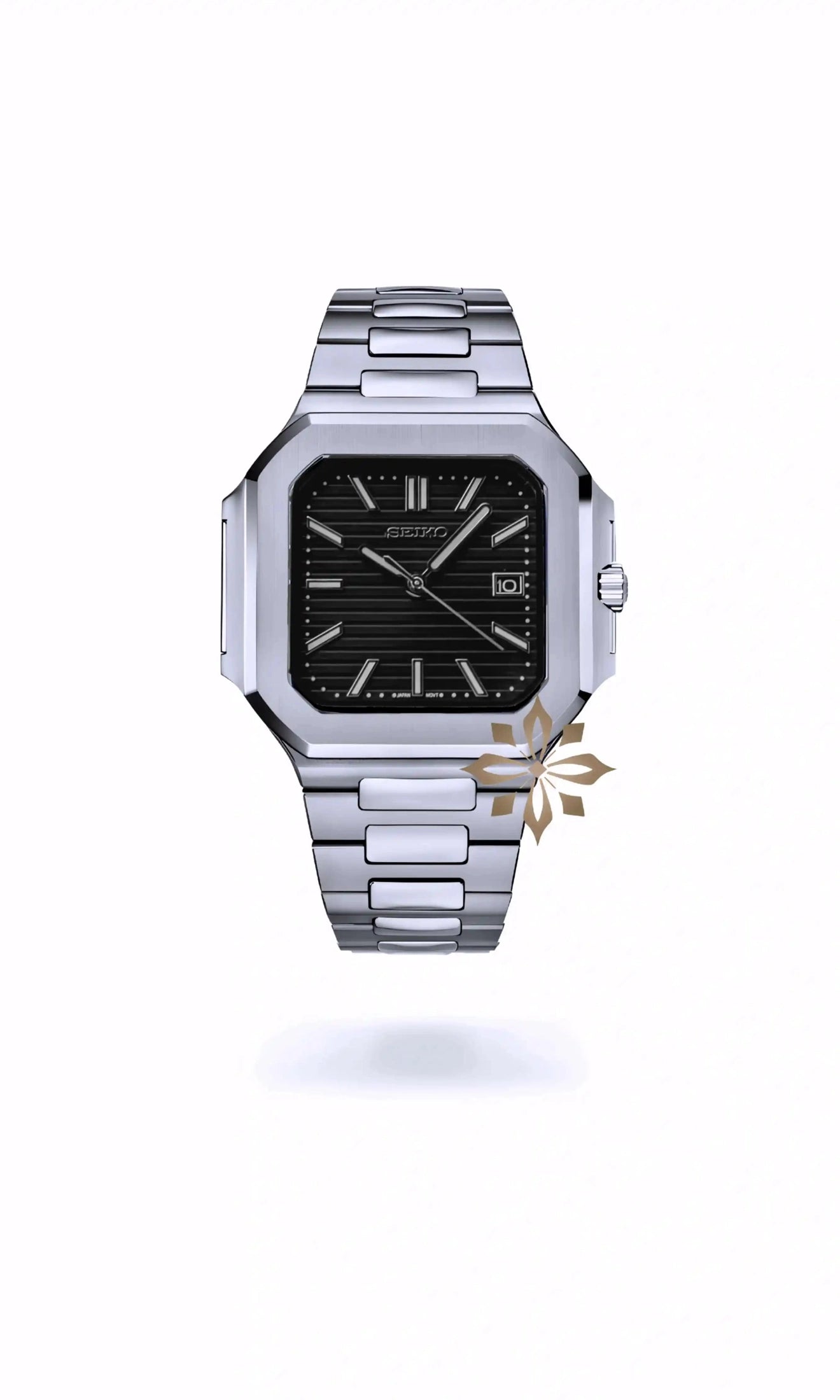 seiko mod Seikocubitus mod watch black