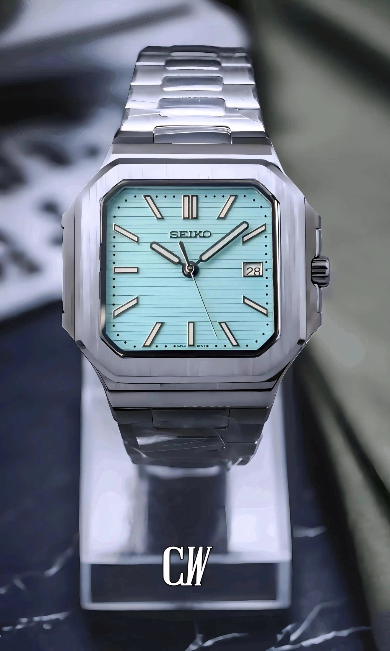 Seikocubitus mod watch tiffany blue - Circa Watch Labs