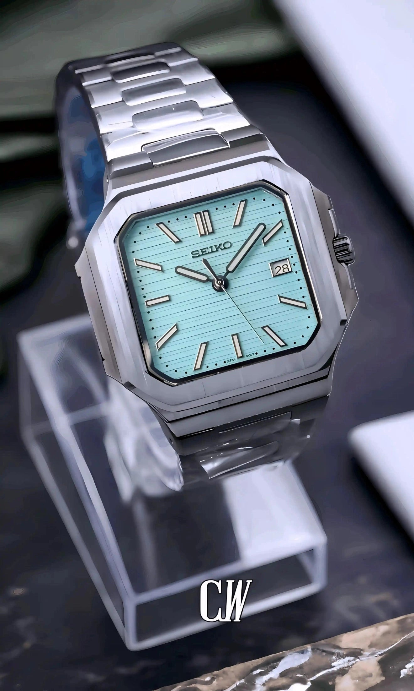 Seikocubitus mod watch tiffany blue - Circa Watch Labs