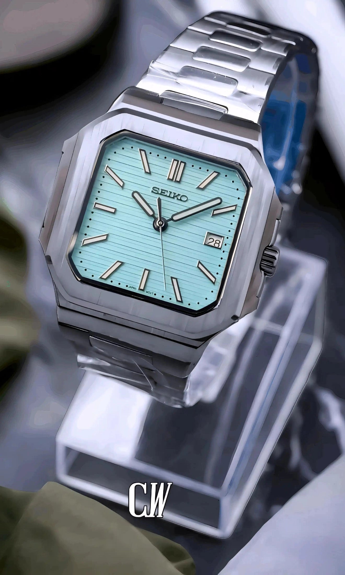 Seikocubitus mod watch tiffany blue - Circa Watch Labs