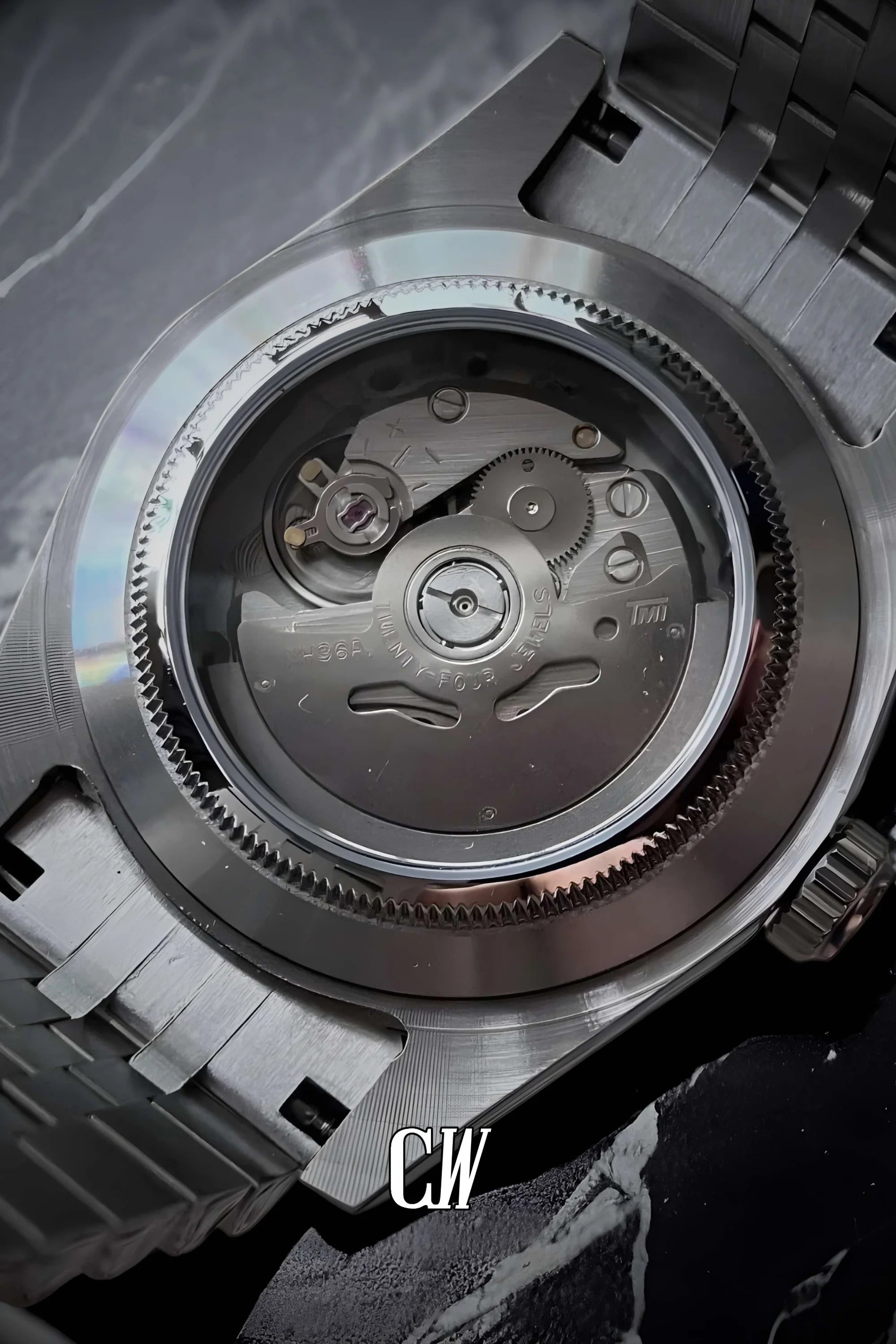 Seikojust mod watch 'arabic sunburst blue' - Circa Watch Labs seiko mod