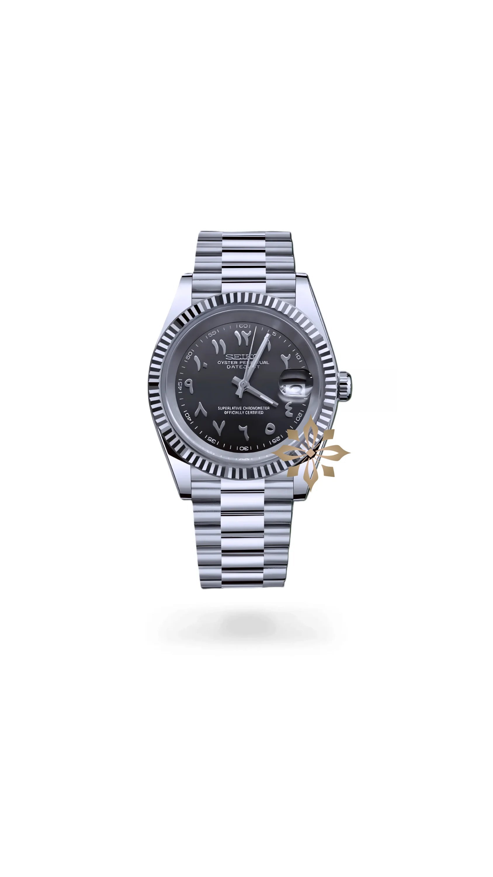 Seikojust mod watch 'Black' arabic - Circa Watch Labs