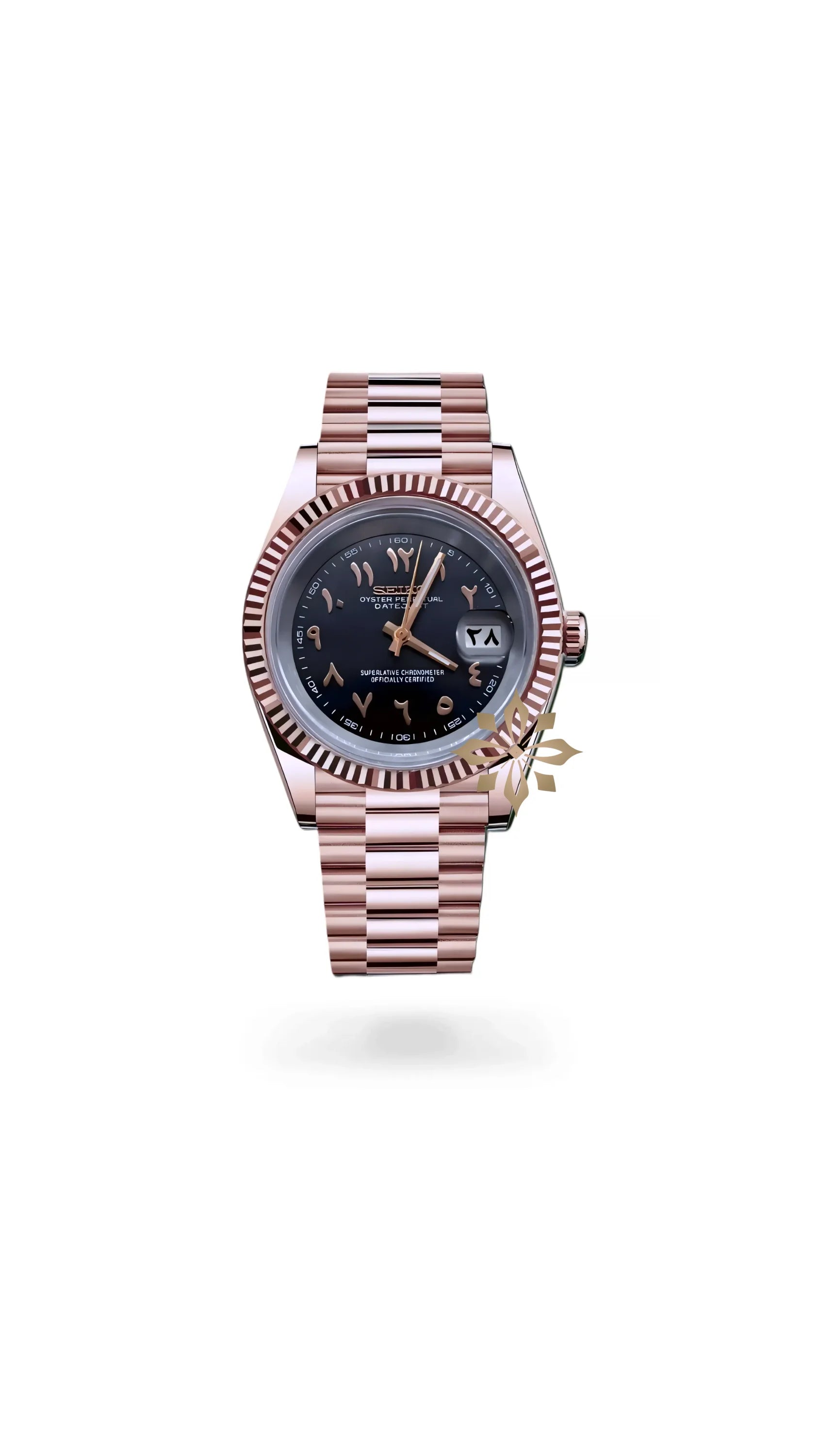 Seikojust mod watch 'Black rose gold' arabic - Circa Watch Labs