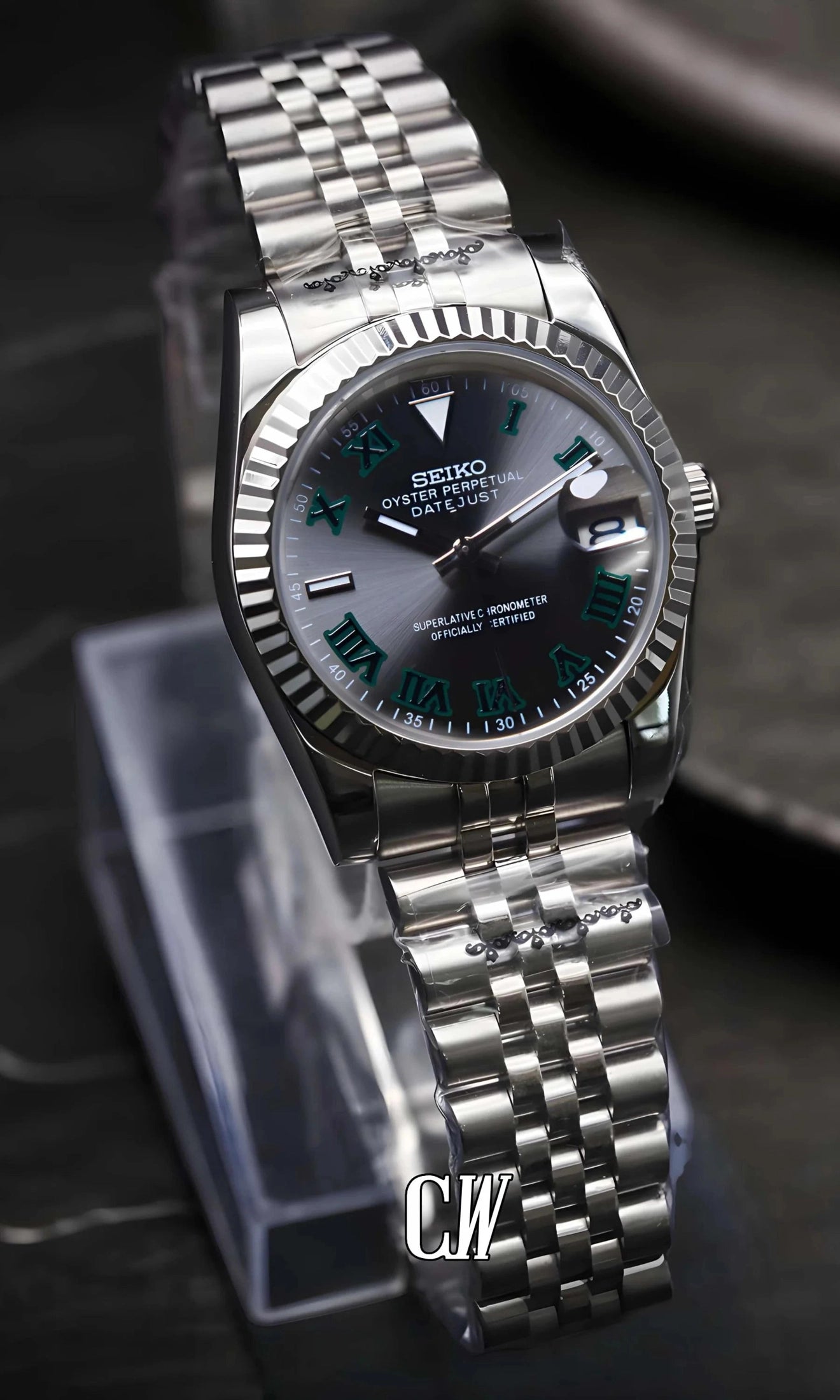 Seikojust Wimbledon watch silver - Circa Watch Labs