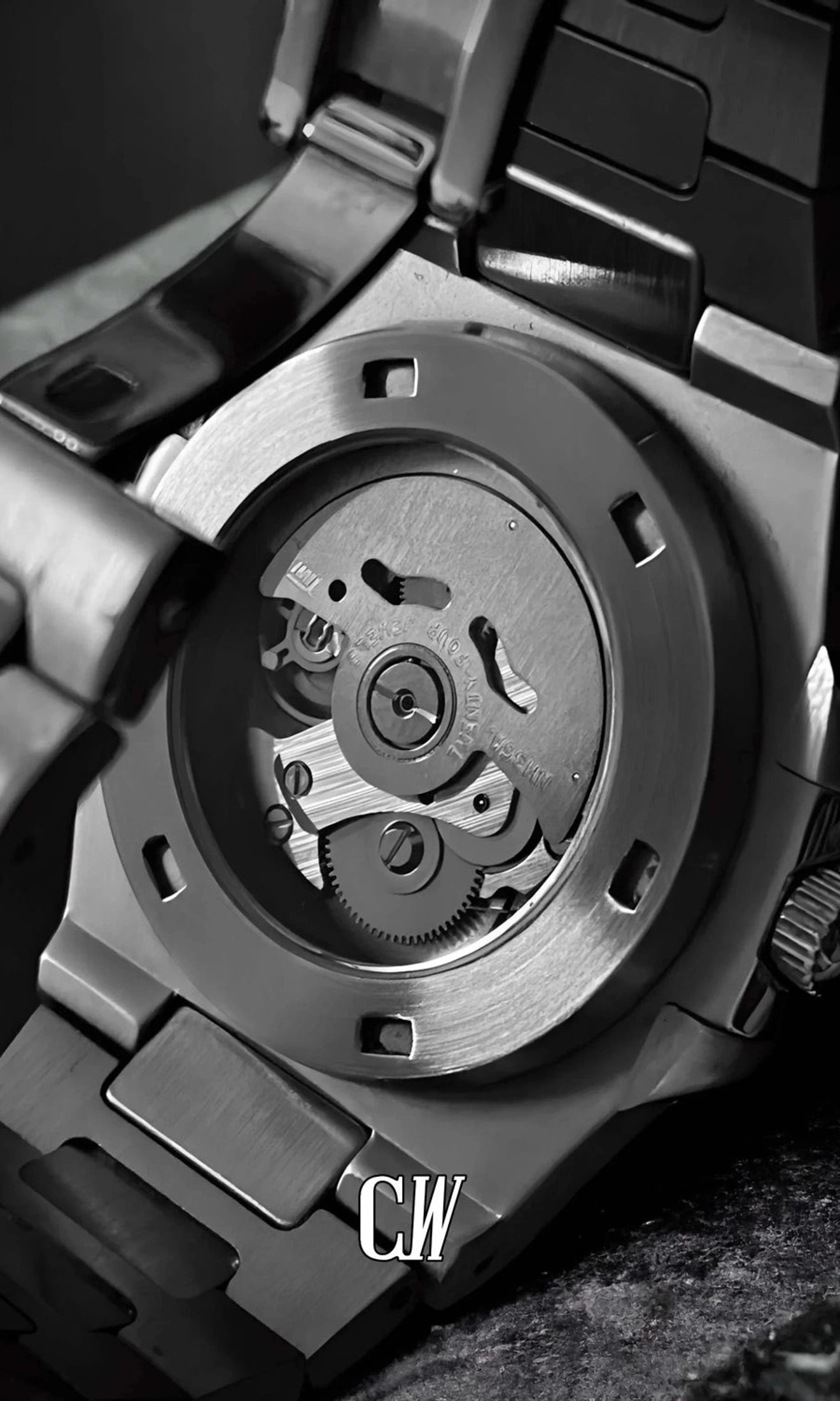 seiko mod Seikonautilus mod watch arabic blue