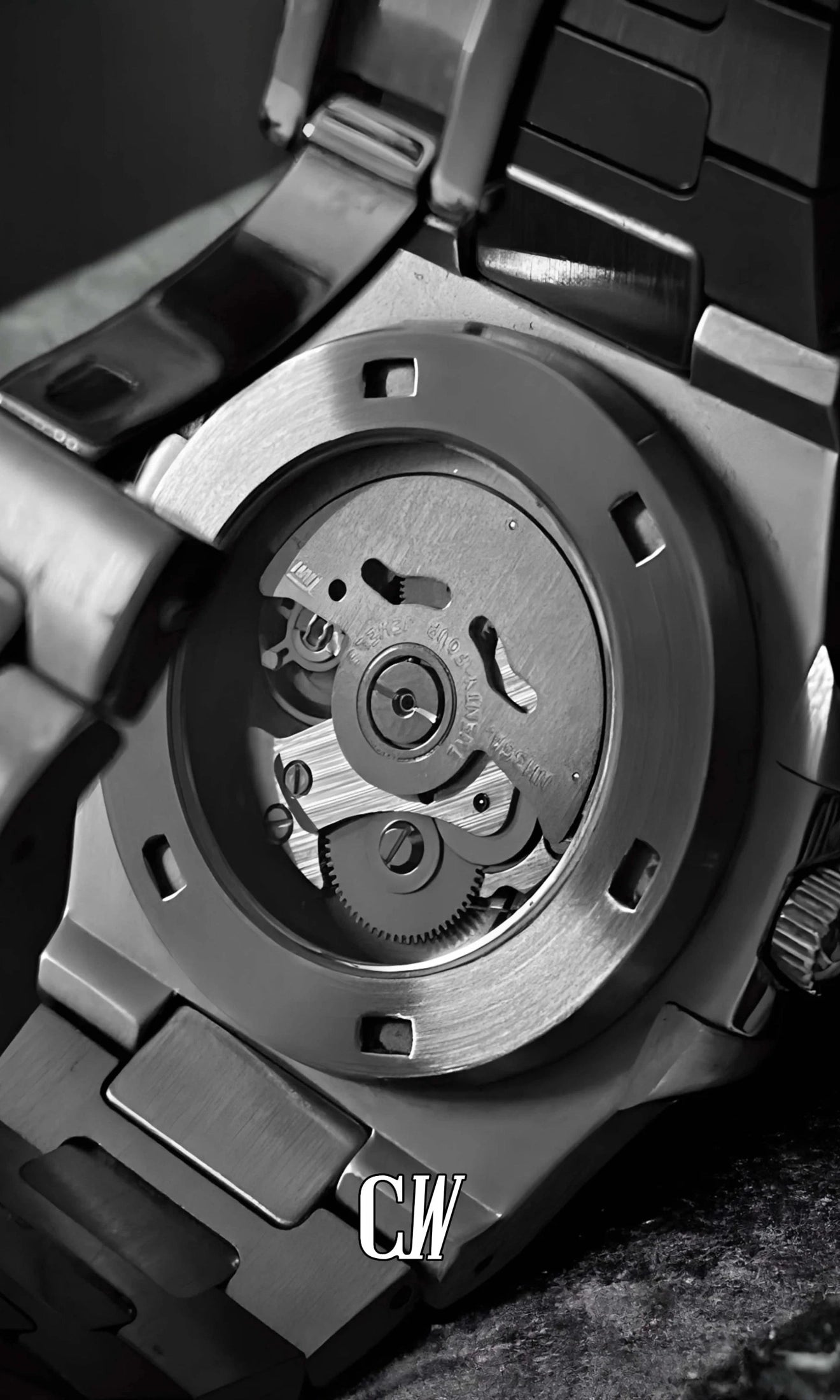 Seikonautilus mod watch blue - Circa Watch Labs