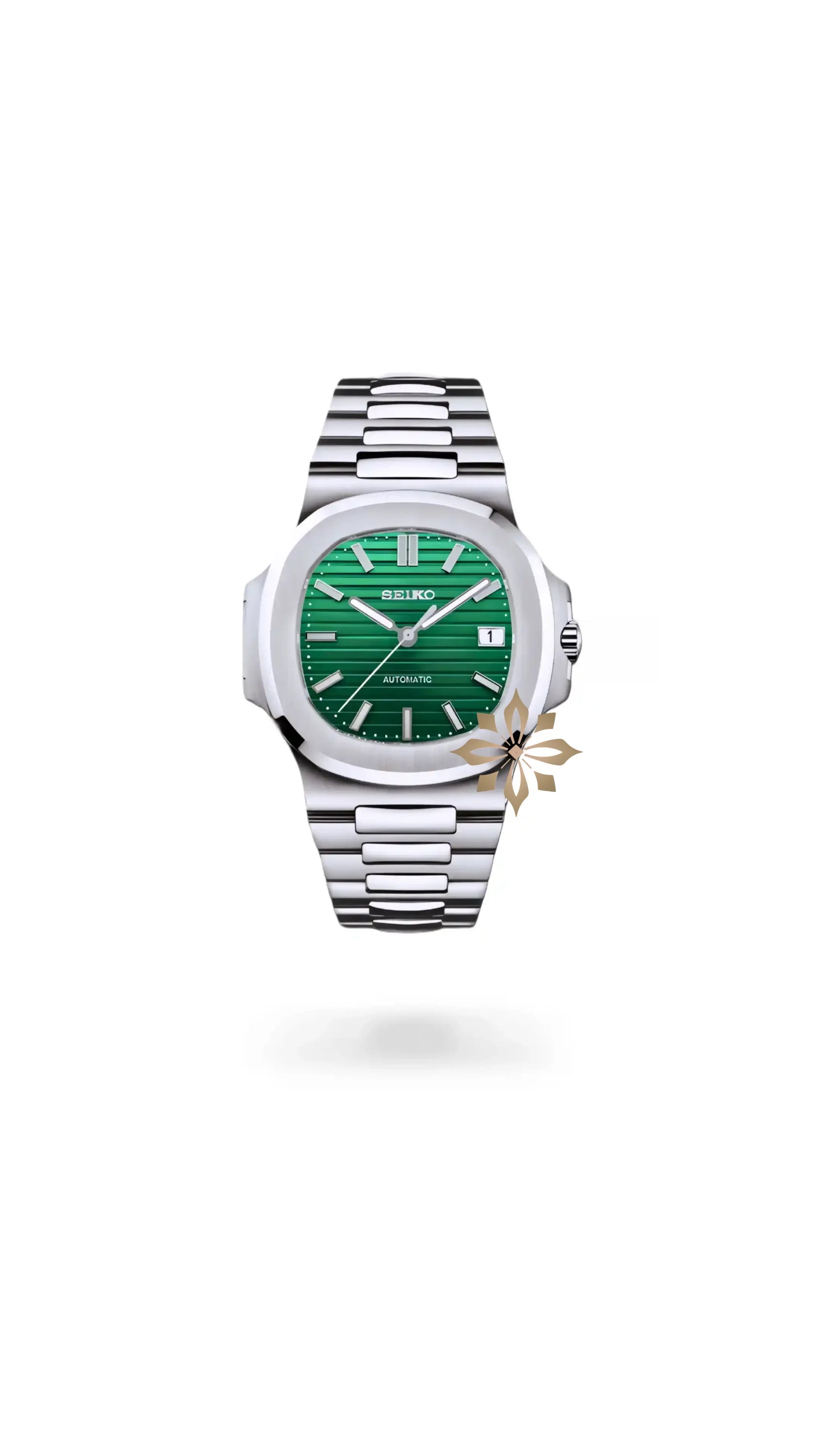 Seikonautilus mod watch green - Circa Watch Labs