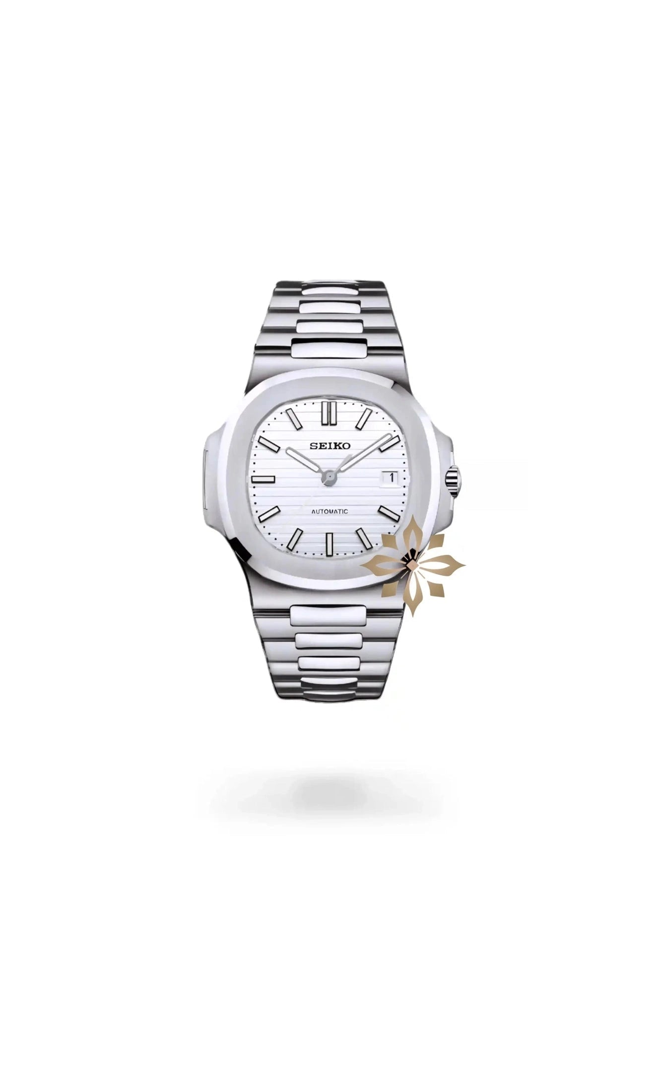 seiko mod Seikonautilus mod watch white